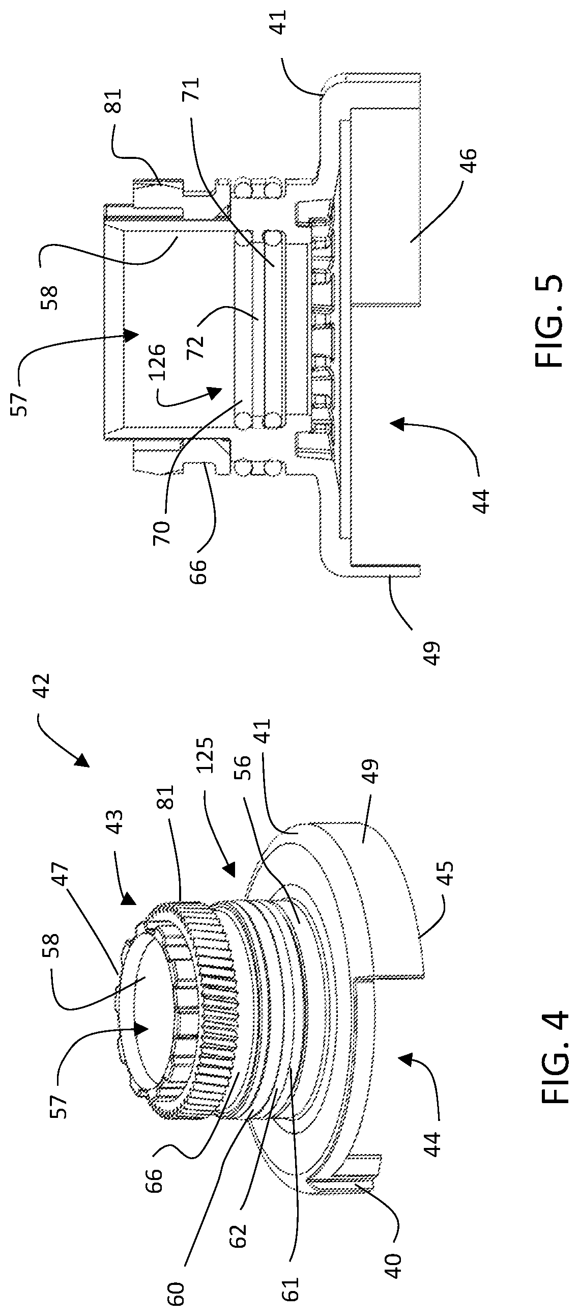 Patent US12092115 Figure 4 – Pump with rotary valve and fluid submersible motor