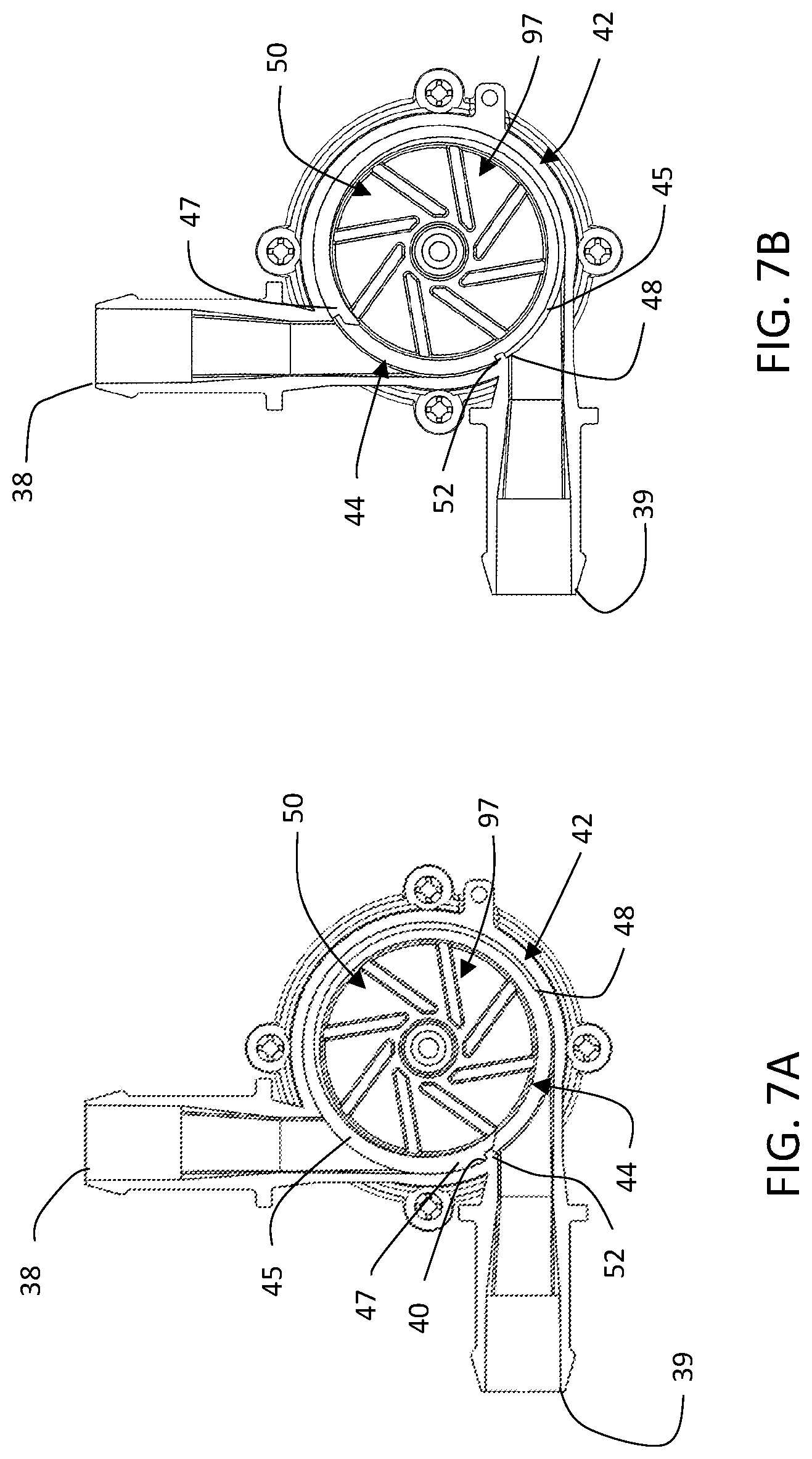 Patent US12092115 Figure 6 – Pump with rotary valve and fluid submersible motor