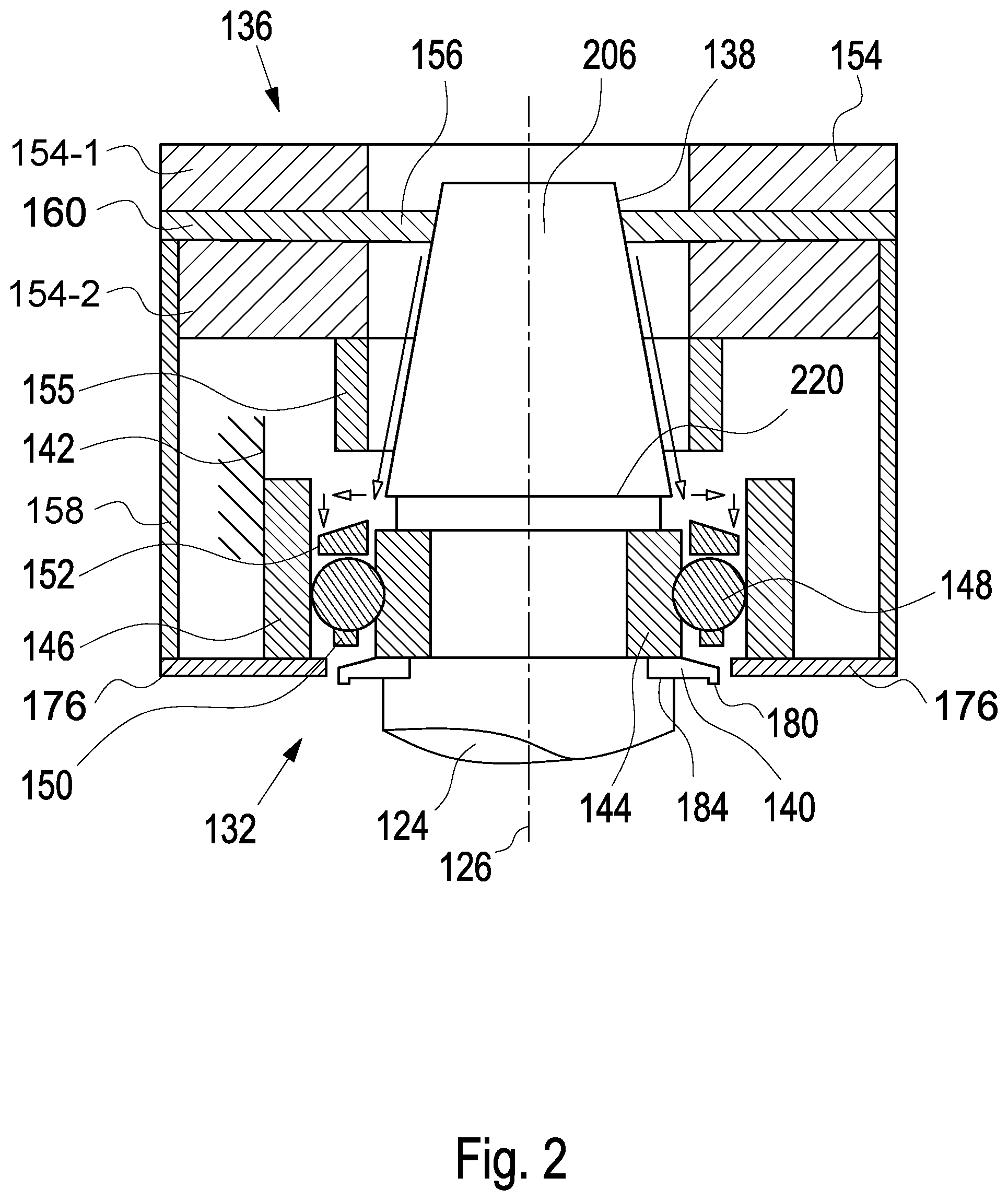 Patent US12092119 Figure 2 – Lubricant supply system and vacuum pump