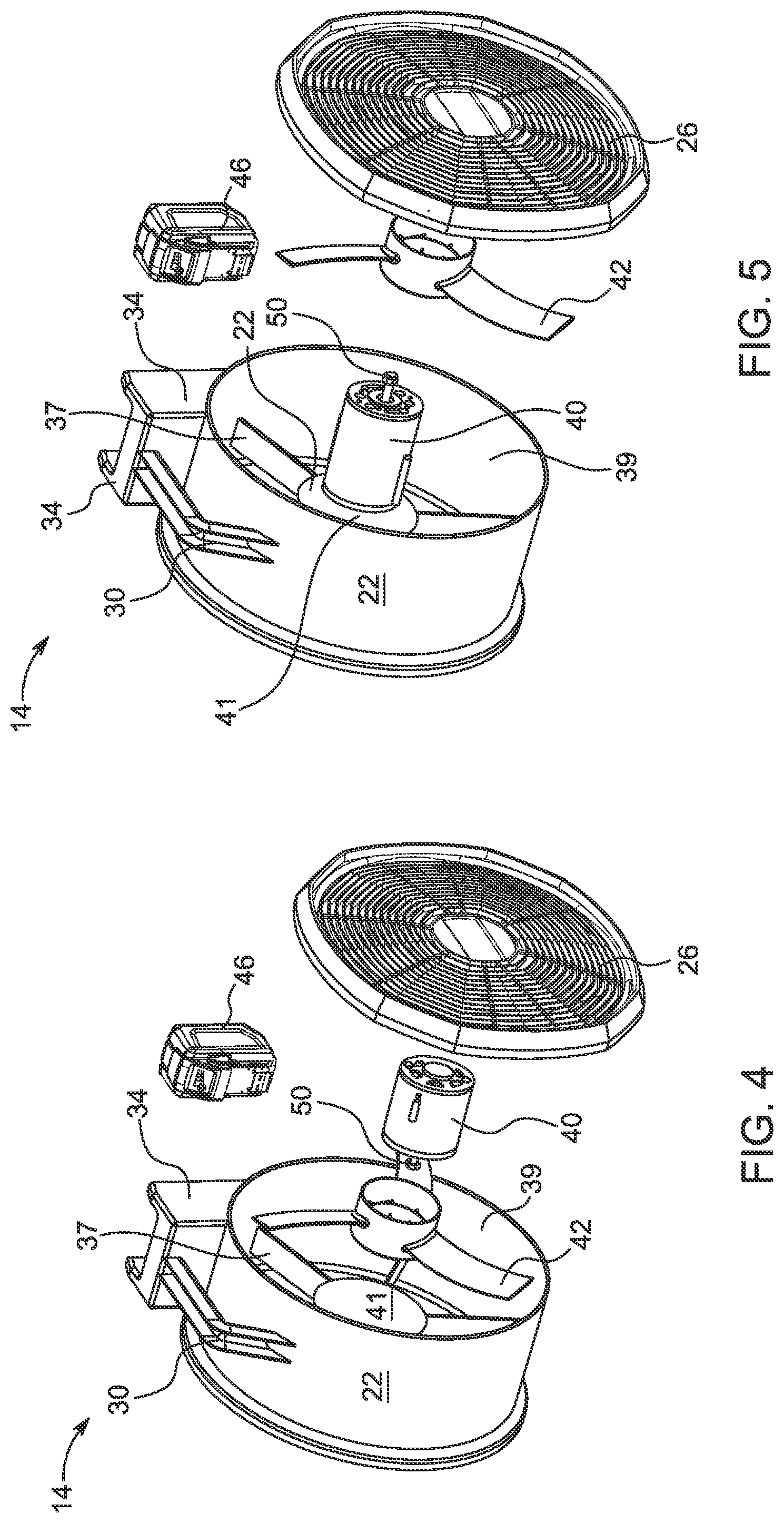 Patent US12092120 Figure 3 – Adjustable fan assembly