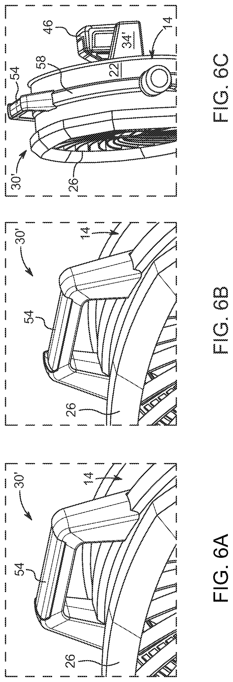 Patent US12092120 Figure 4 – Adjustable fan assembly