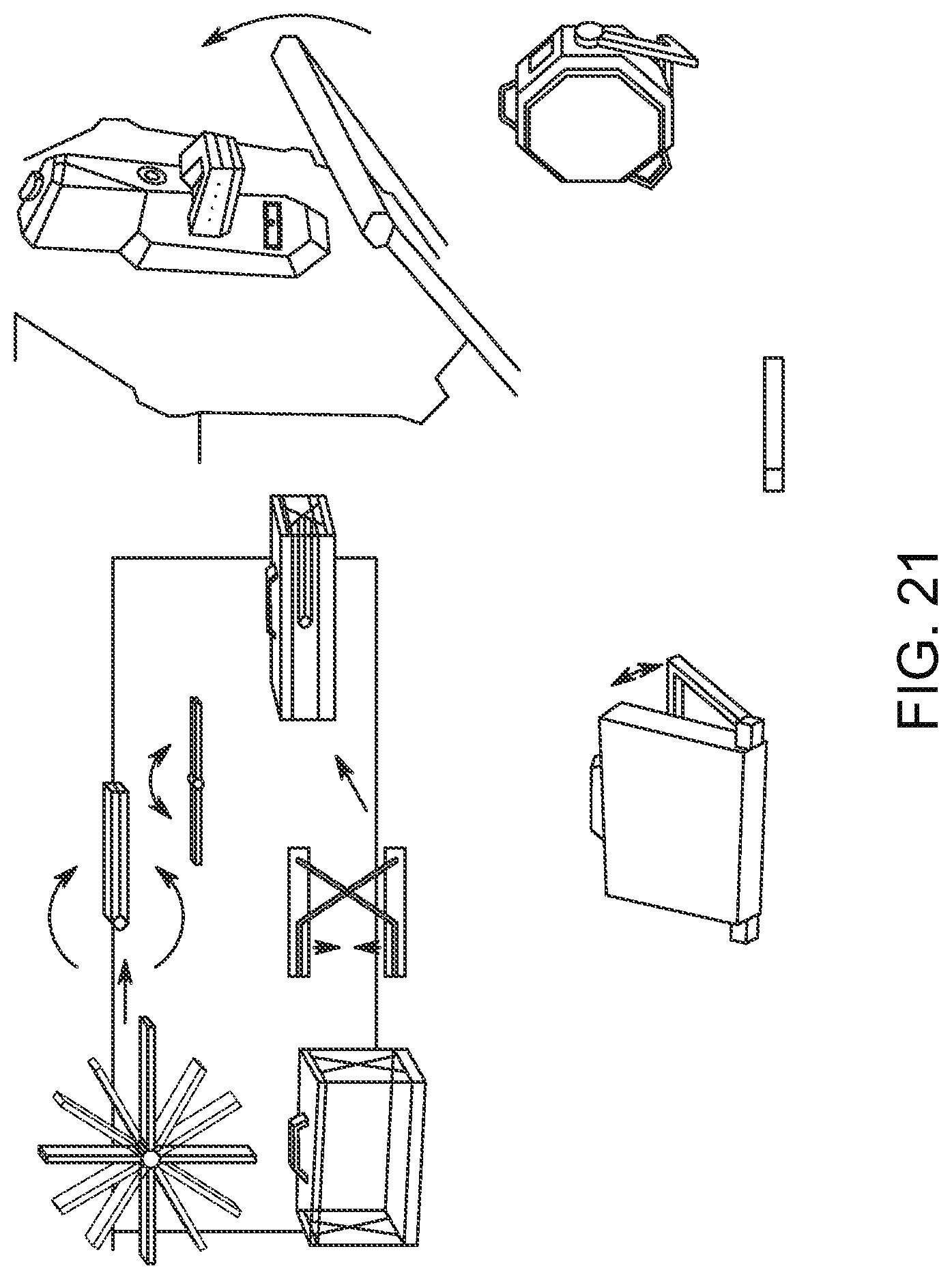 Patent US12092120 Figure 14 – Adjustable fan assembly