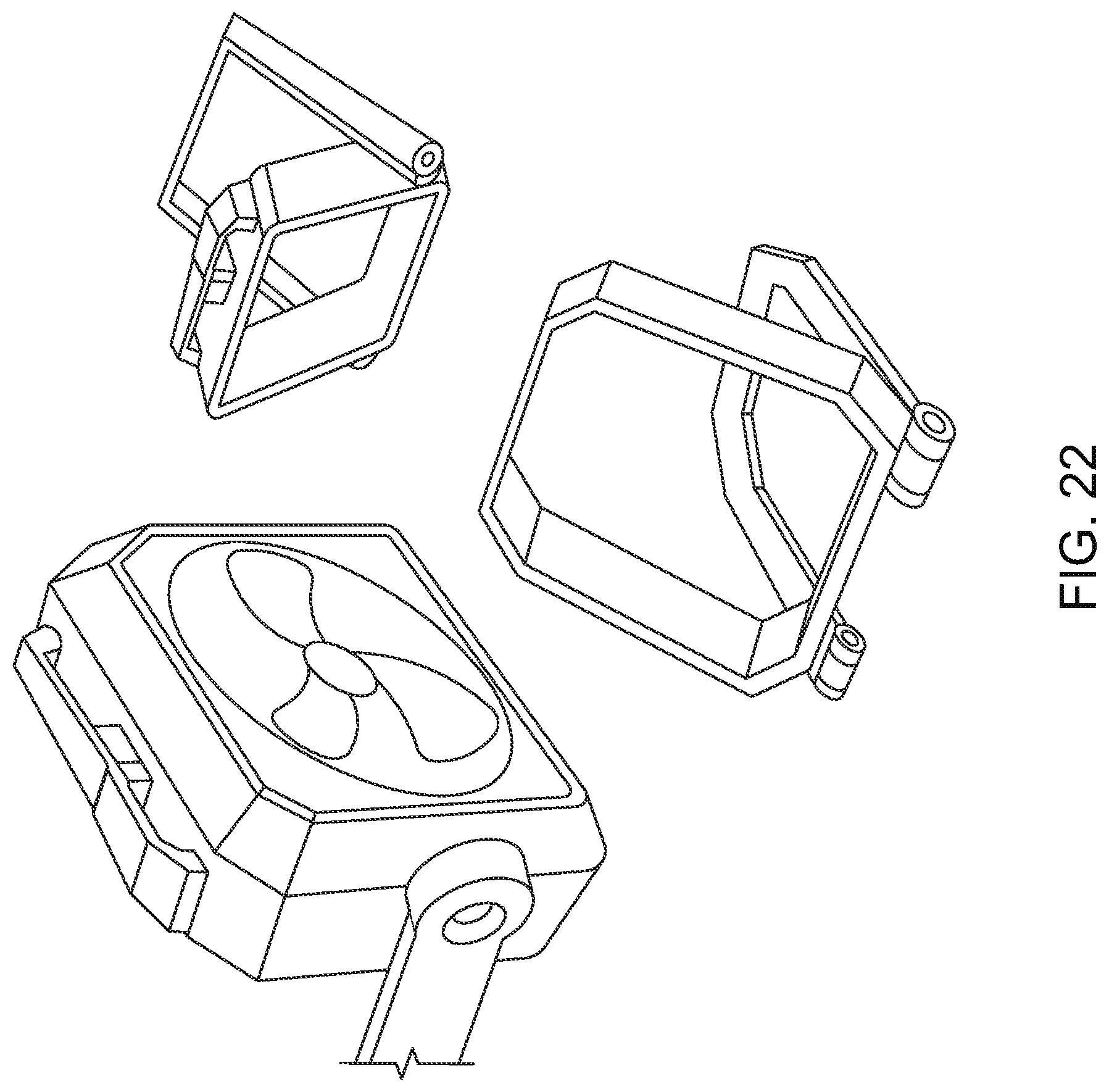 Patent US12092120 Figure 15 – Adjustable fan assembly