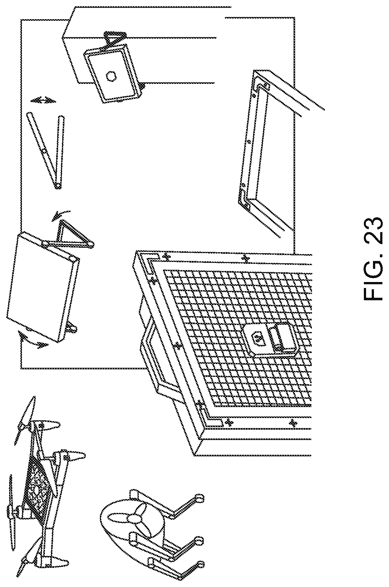 Patent US12092120 Figure 16 – Adjustable fan assembly