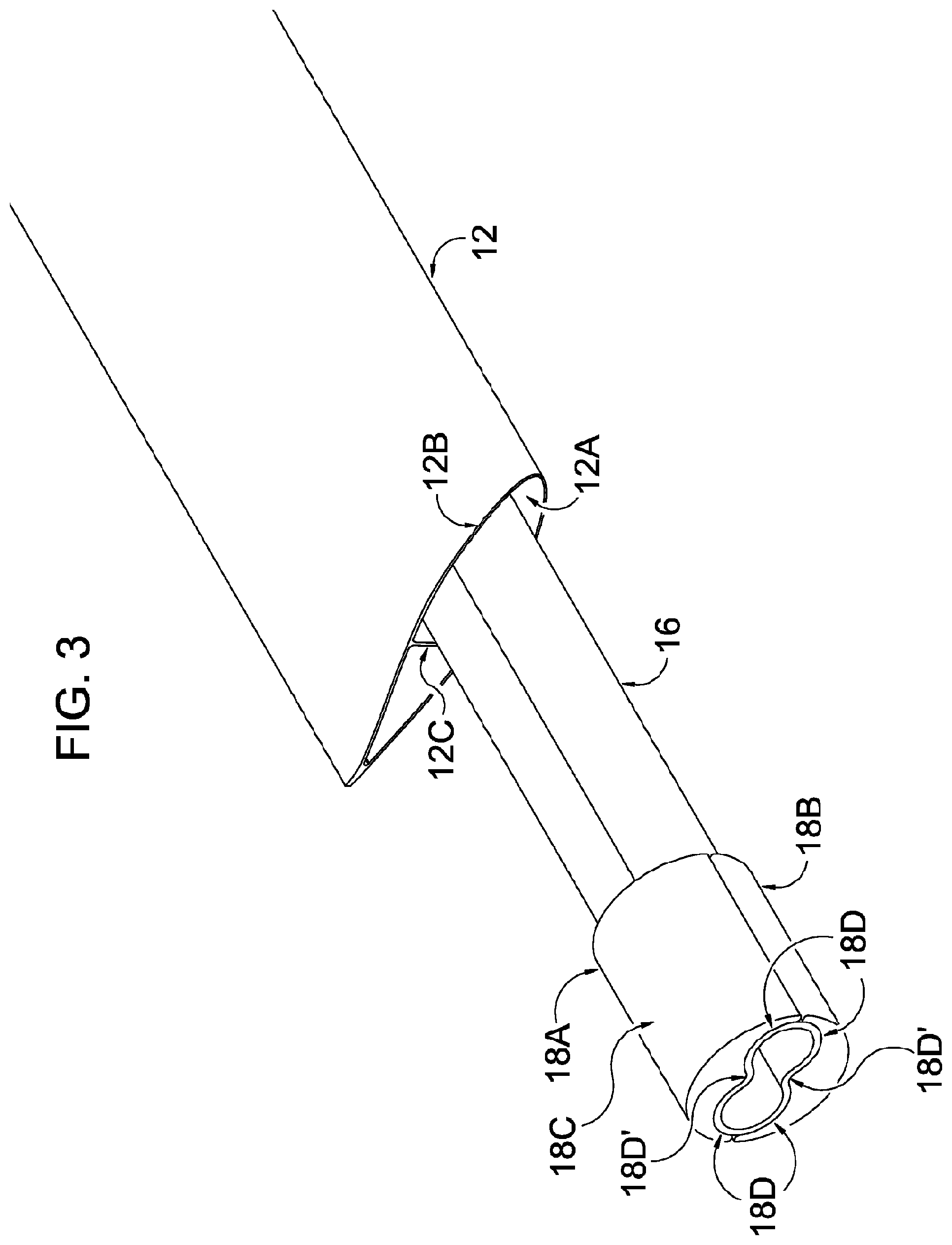 Patent US12092121 Figure 3 – Blade system for fans for industrial use