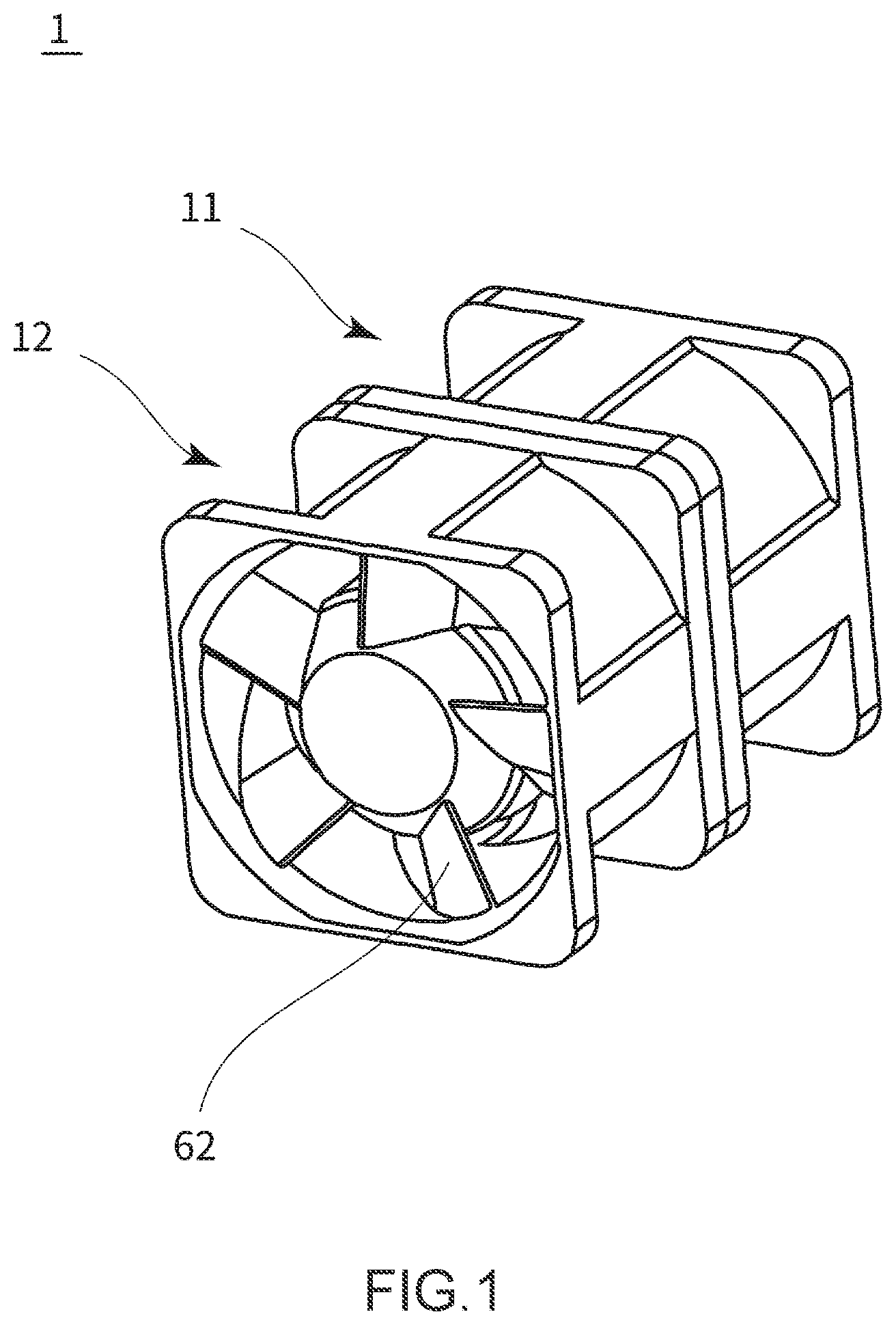 Patent US12092122 Figure 1 – Blower device