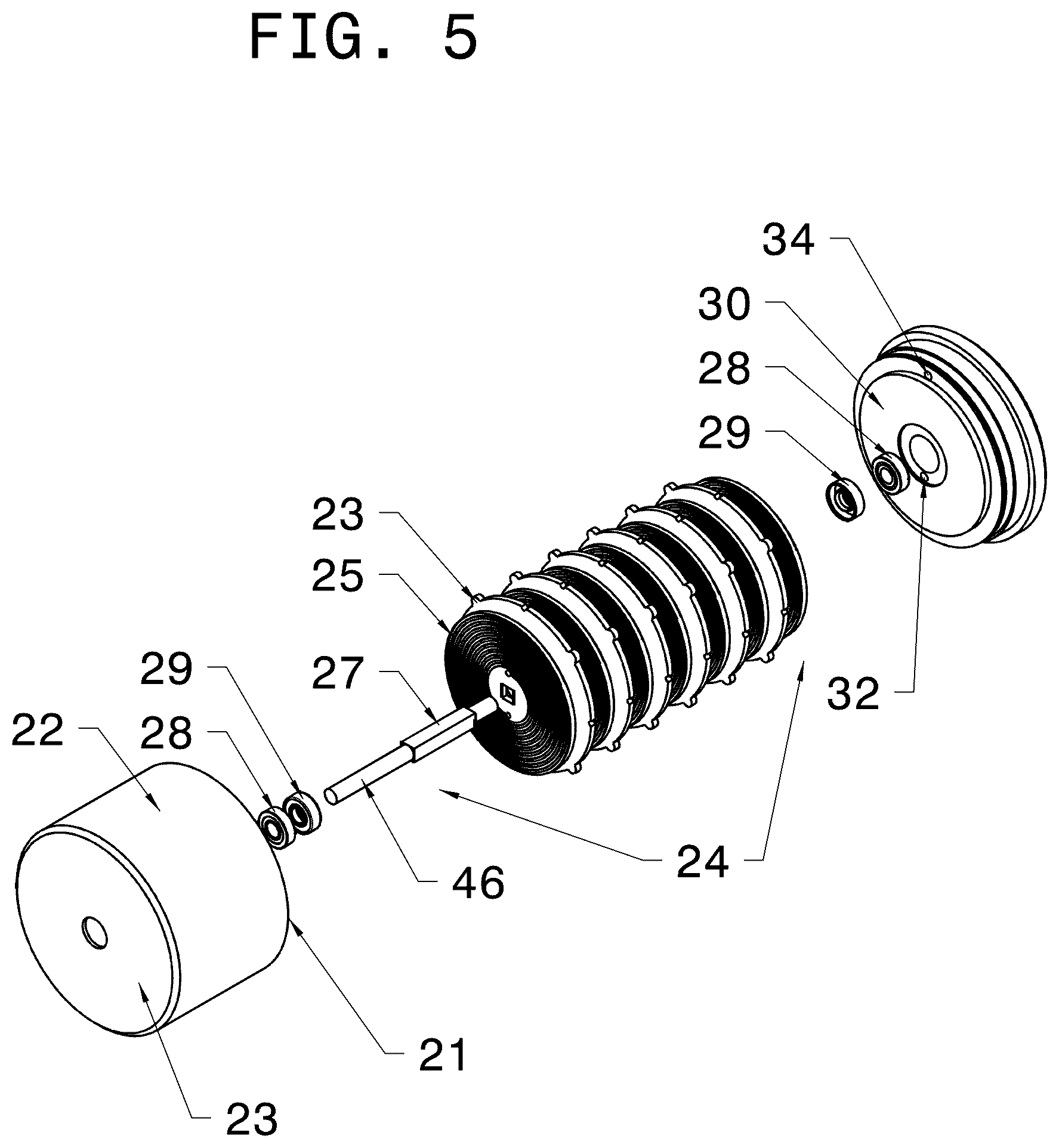 Patent US12092128 Figure 5 – Boundary-layer pump and method of use