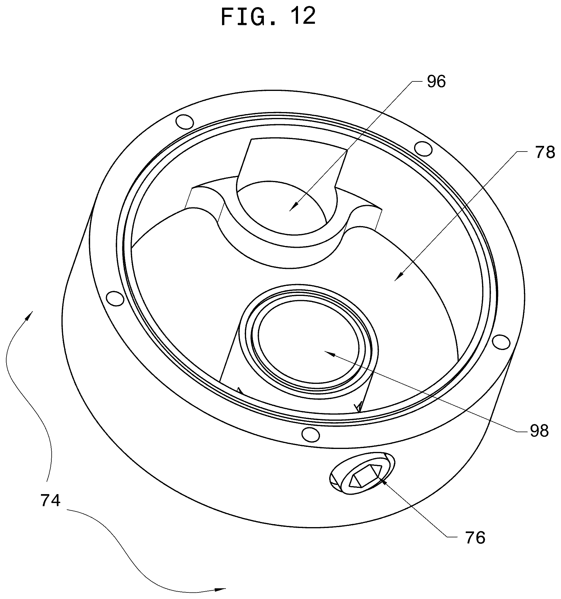 Patent US12092128 Figure 12 – Boundary-layer pump and method of use