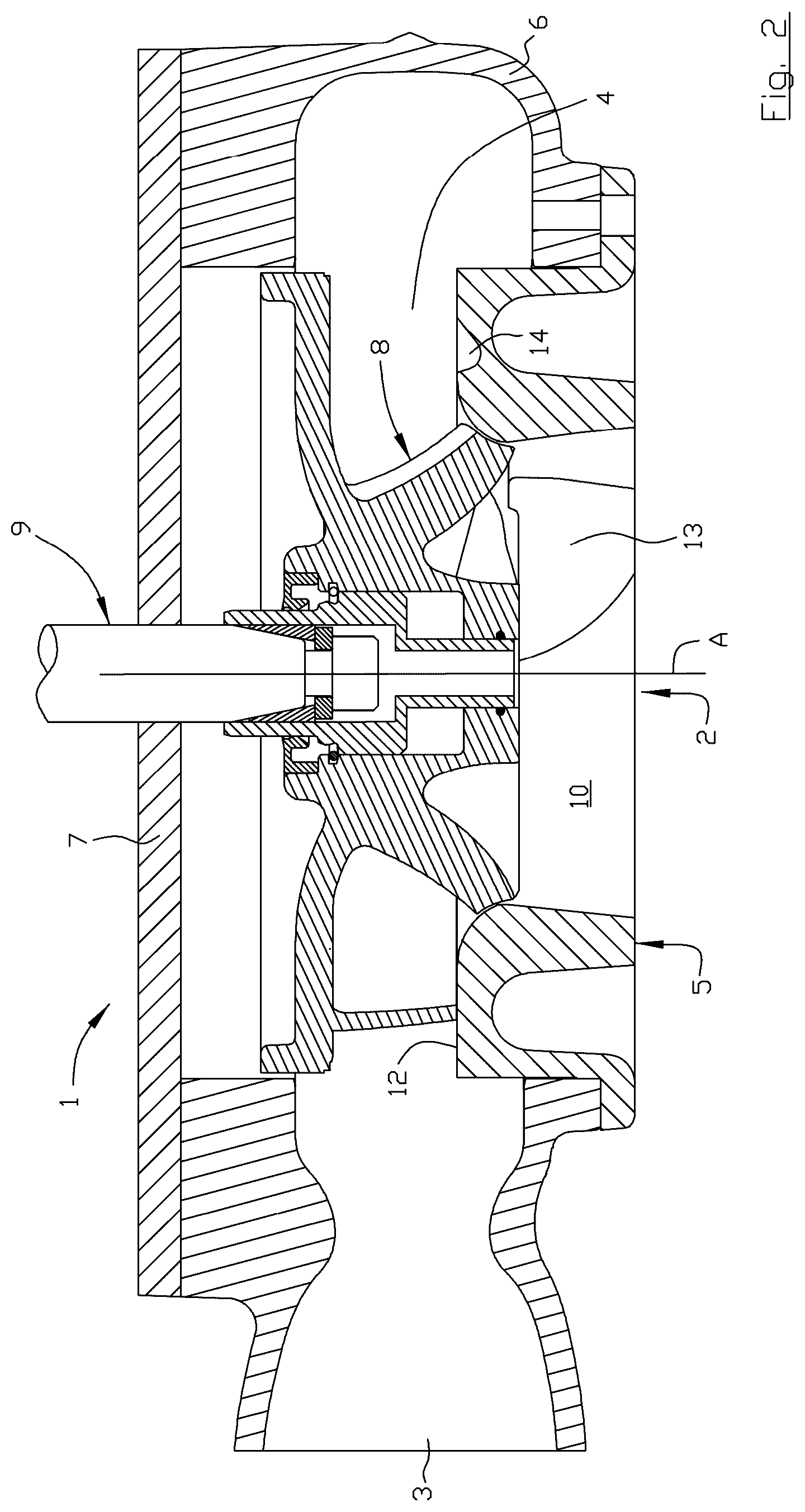 Patent US12092129 Figure 2 – Pump and hydraulic unit of a pump