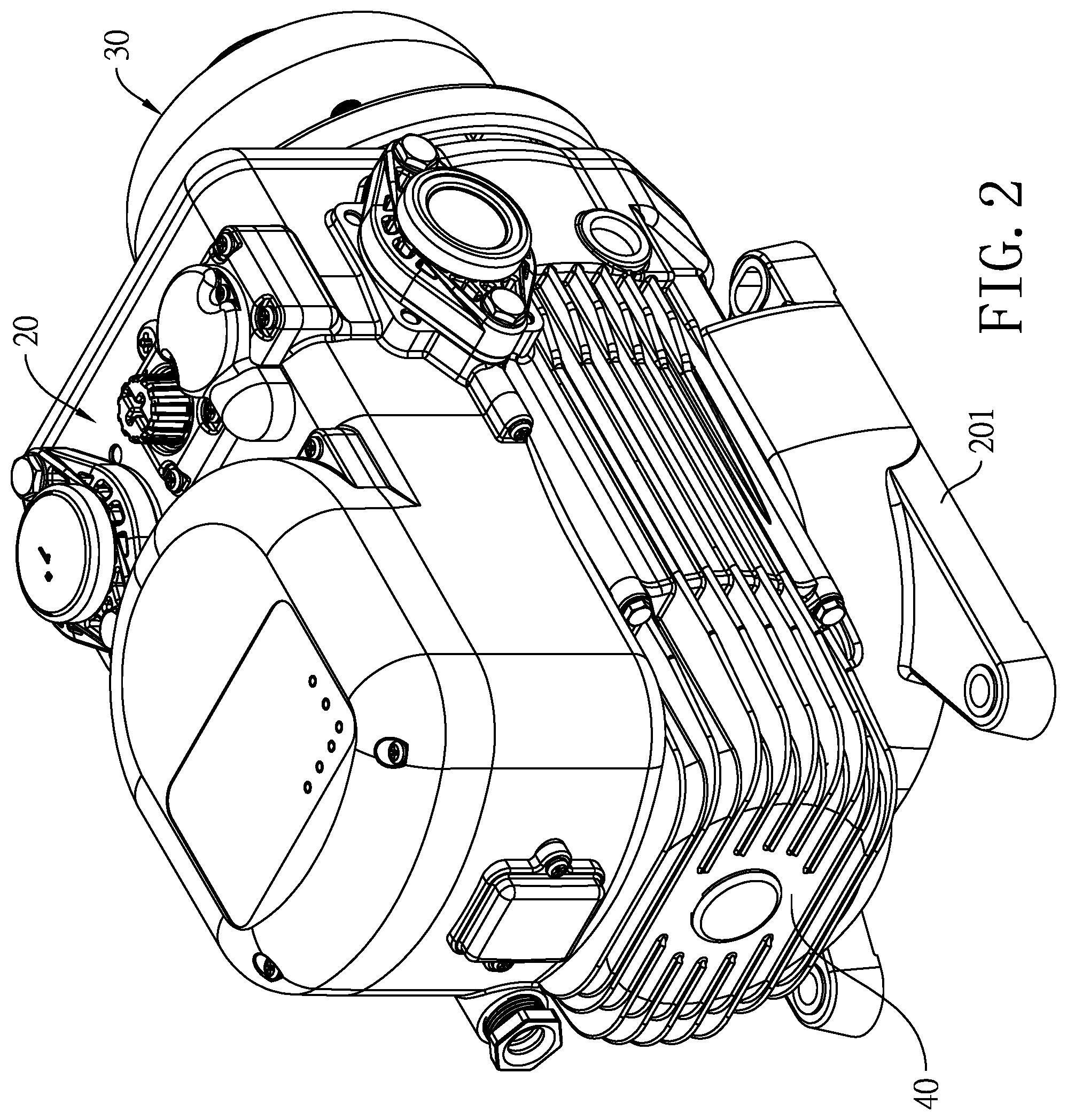 Patent US12092131 Figure 2 – Motor module and motor module comprising the same