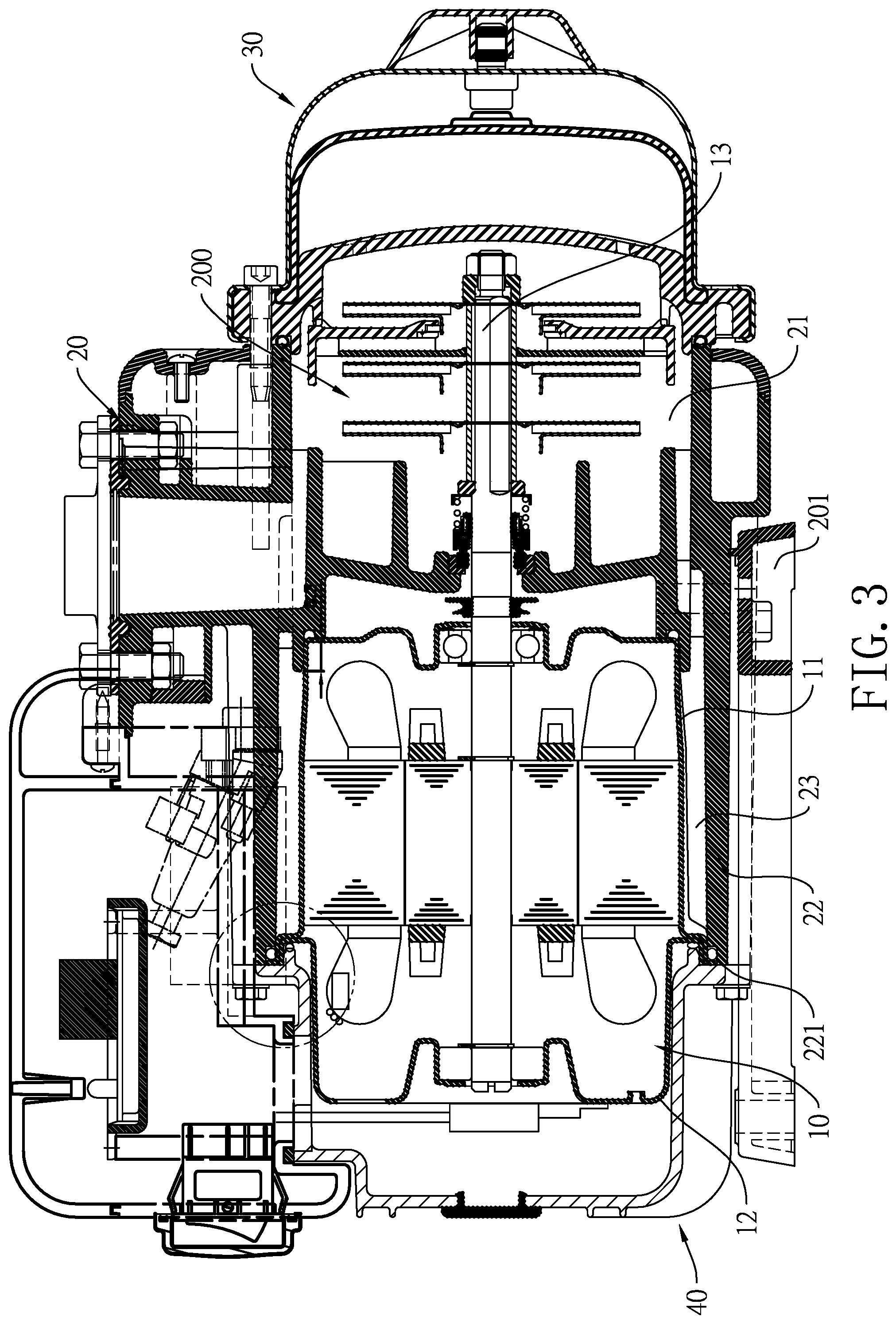 Patent US12092131 Figure 3 – Motor module and motor module comprising the same