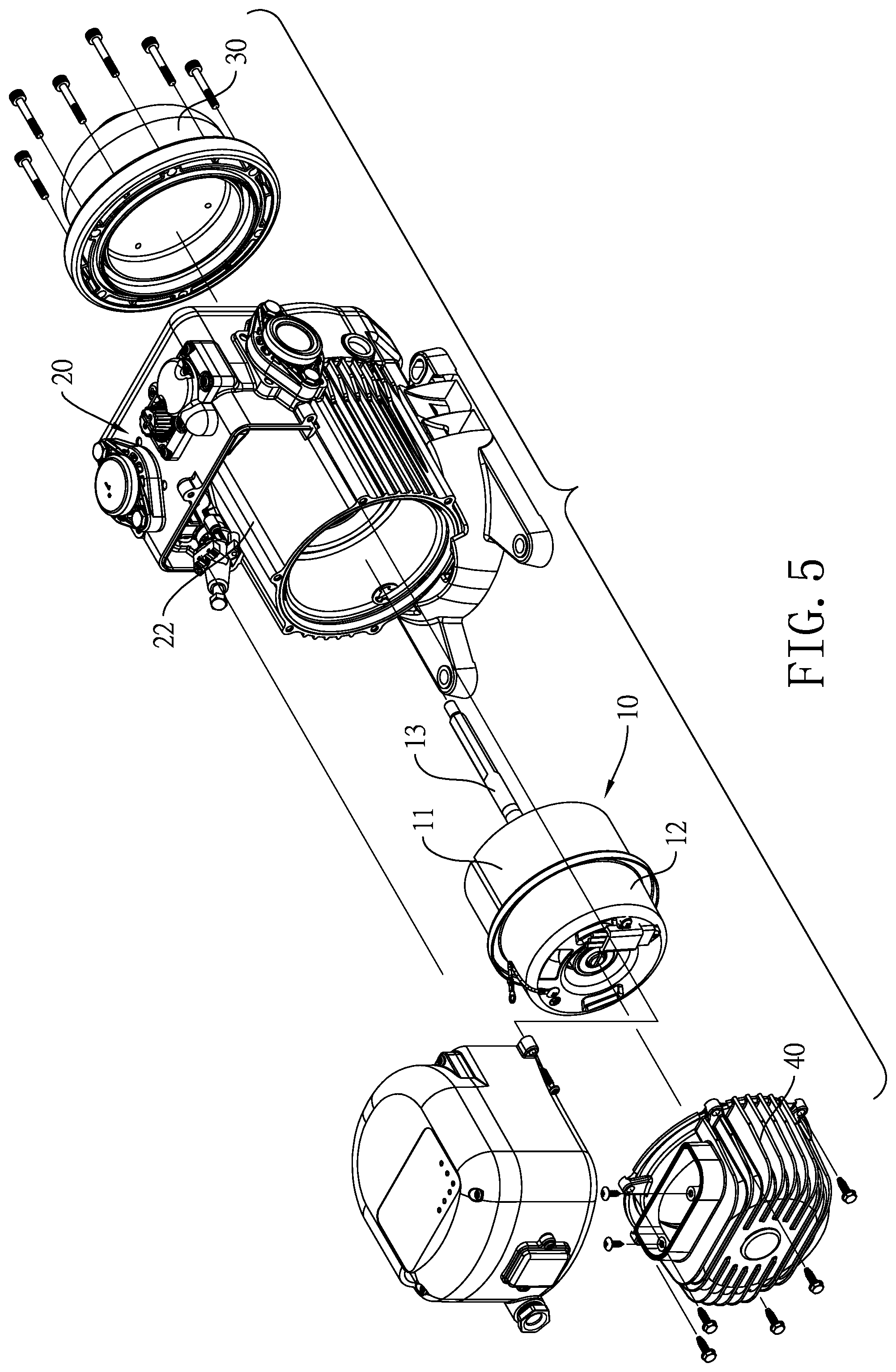 Patent US12092131 Figure 5 – Motor module and motor module comprising the same