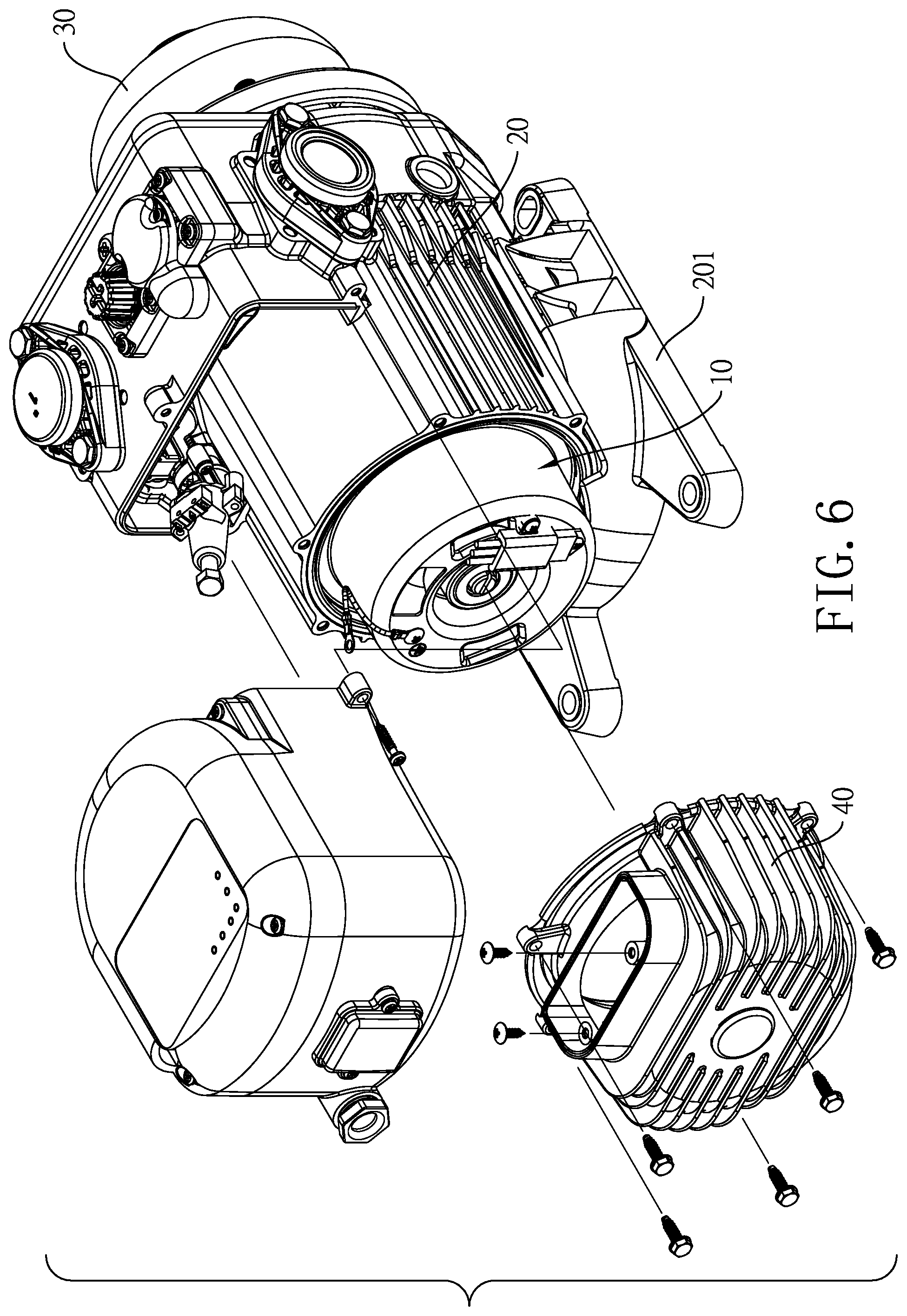 Patent US12092131 Figure 6 – Motor module and motor module comprising the same