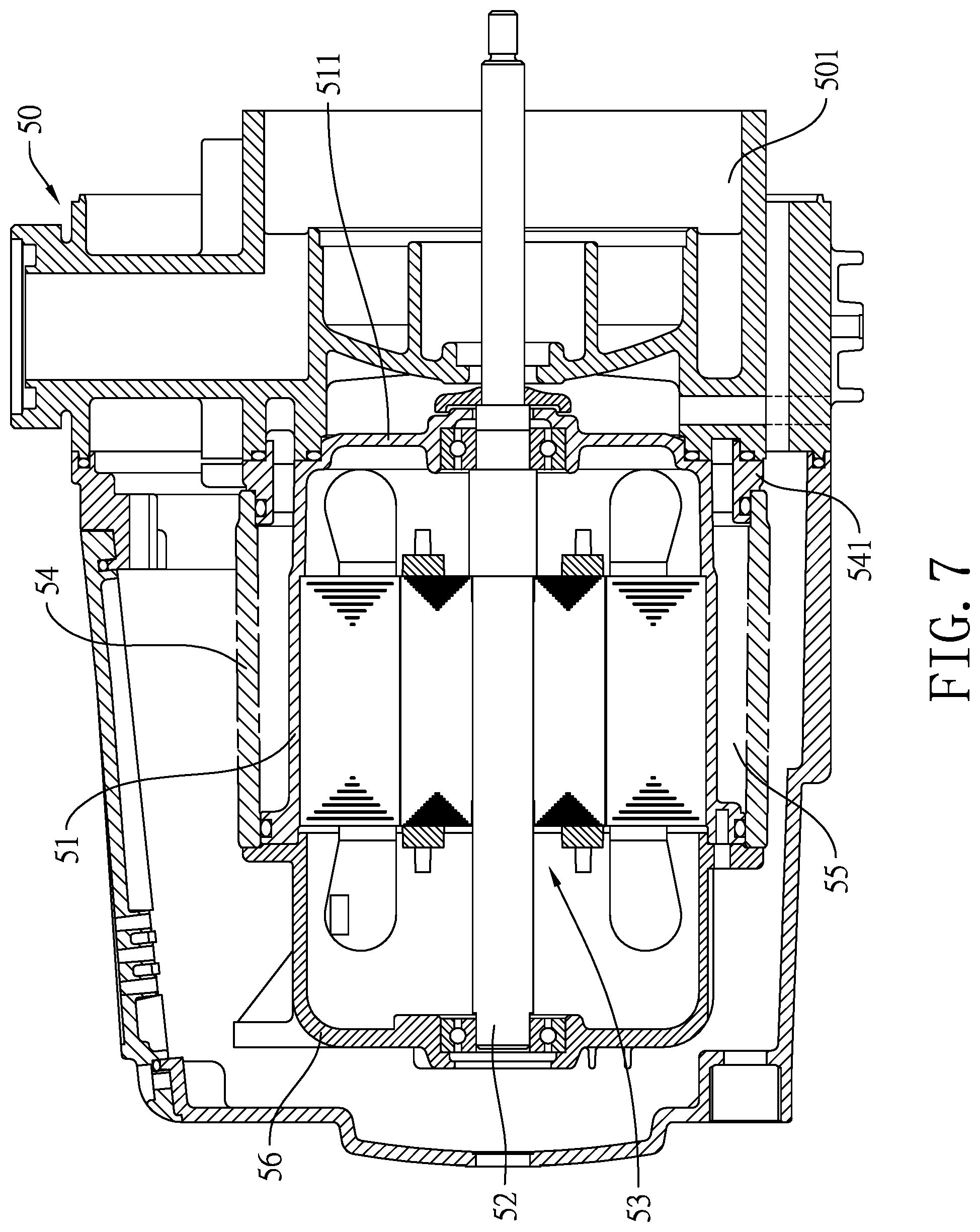Patent US12092131 Figure 7 – Motor module and motor module comprising the same