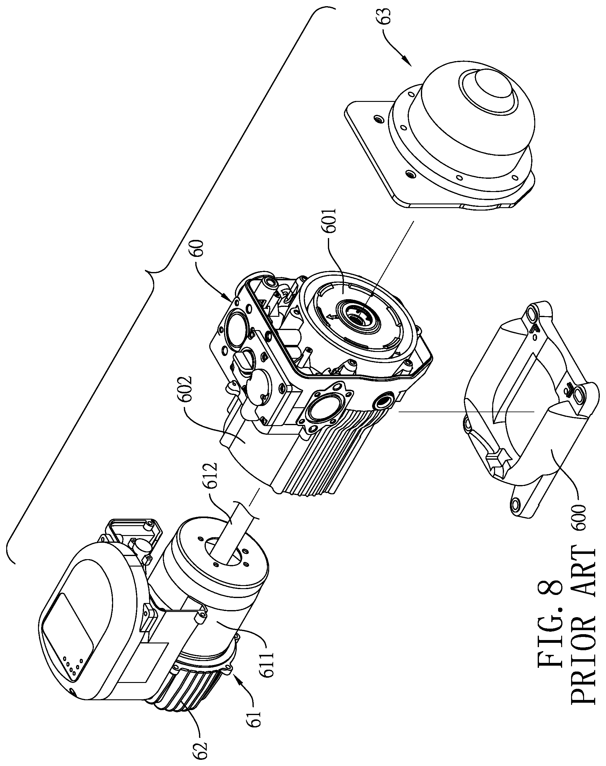 Patent US12092131 Figure 8 – Motor module and motor module comprising the same