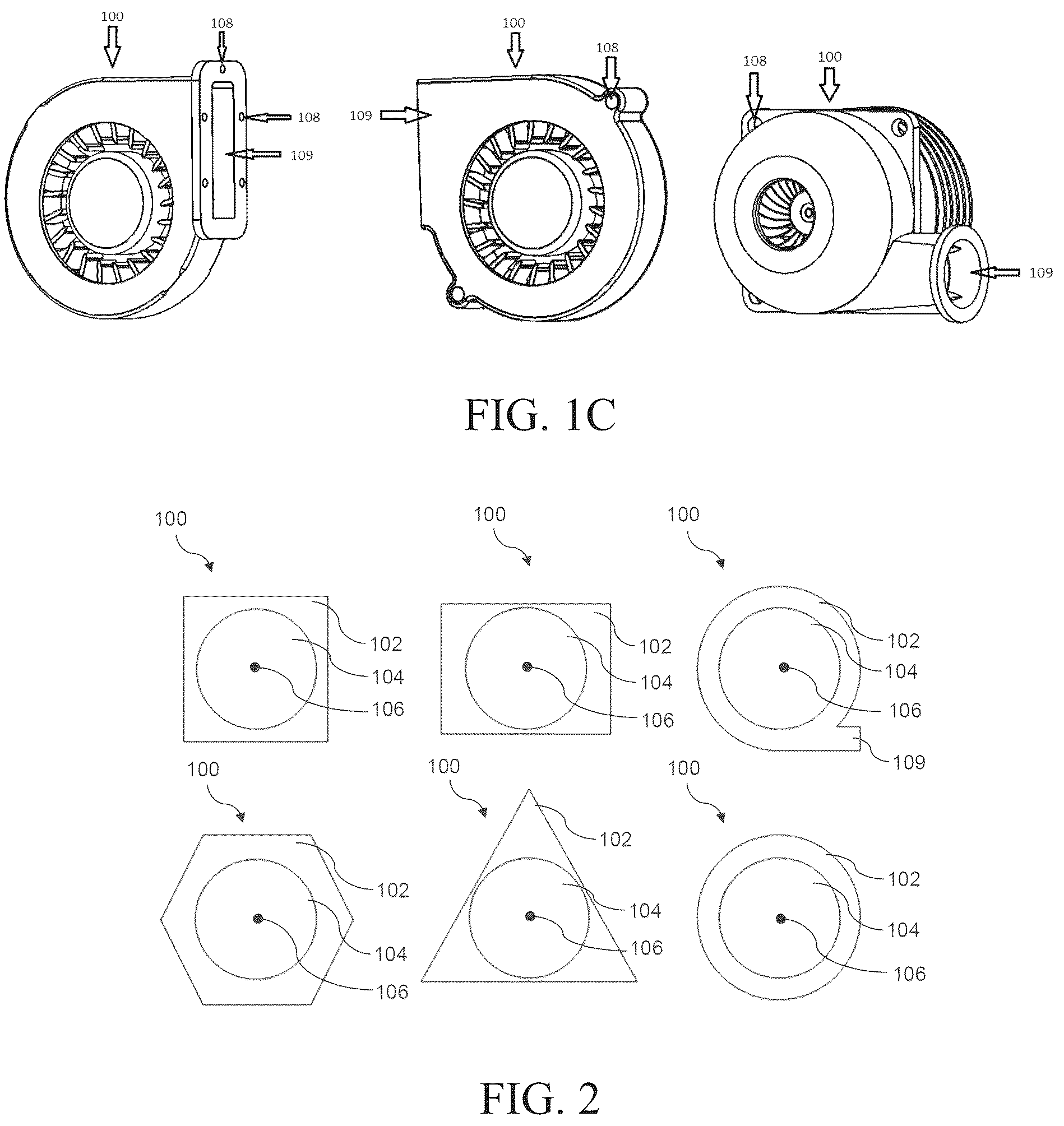 Patent US12092132 Figure 2 – Mounting device for a fan unit
