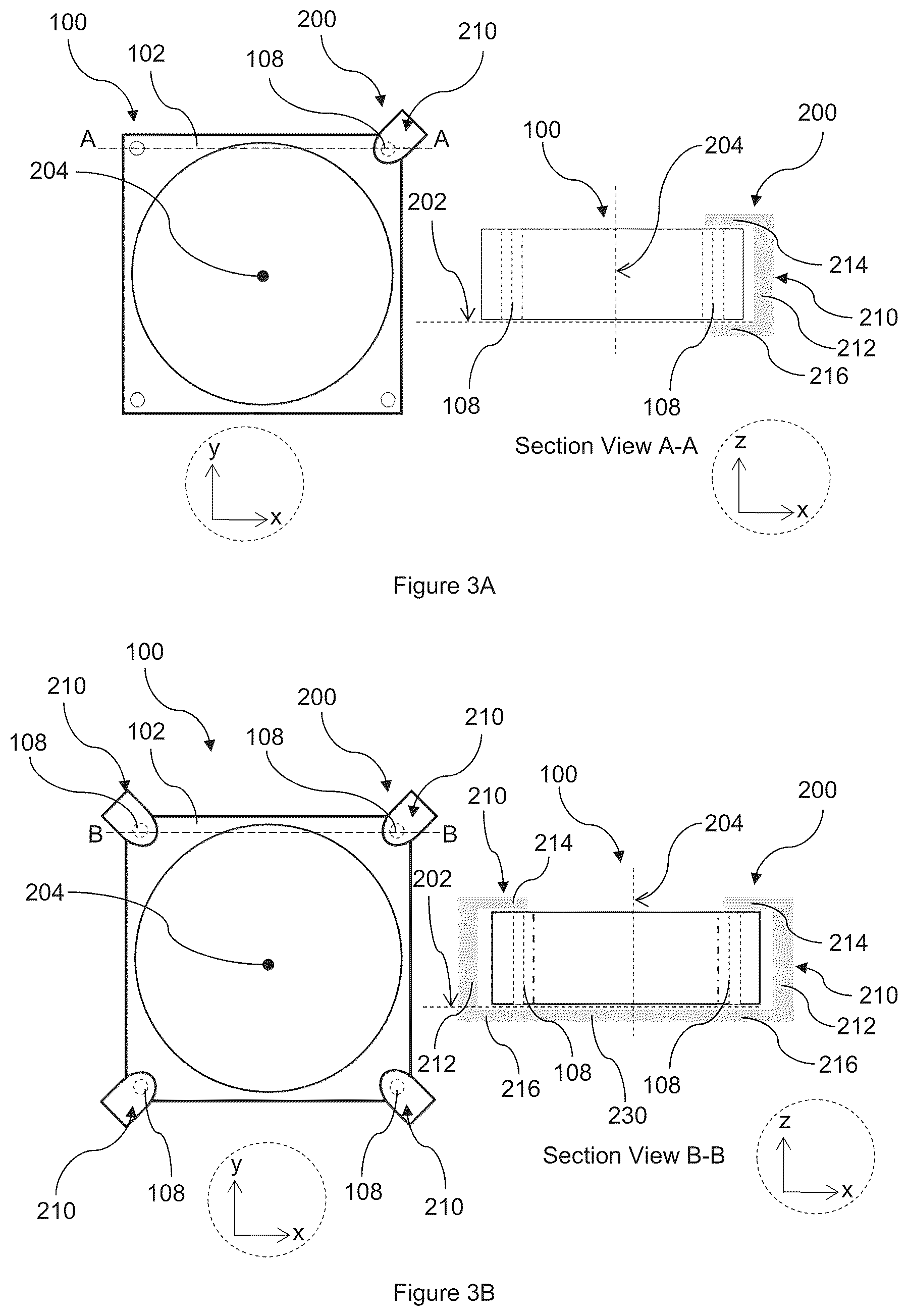 Patent US12092132 Figure 3 – Mounting device for a fan unit