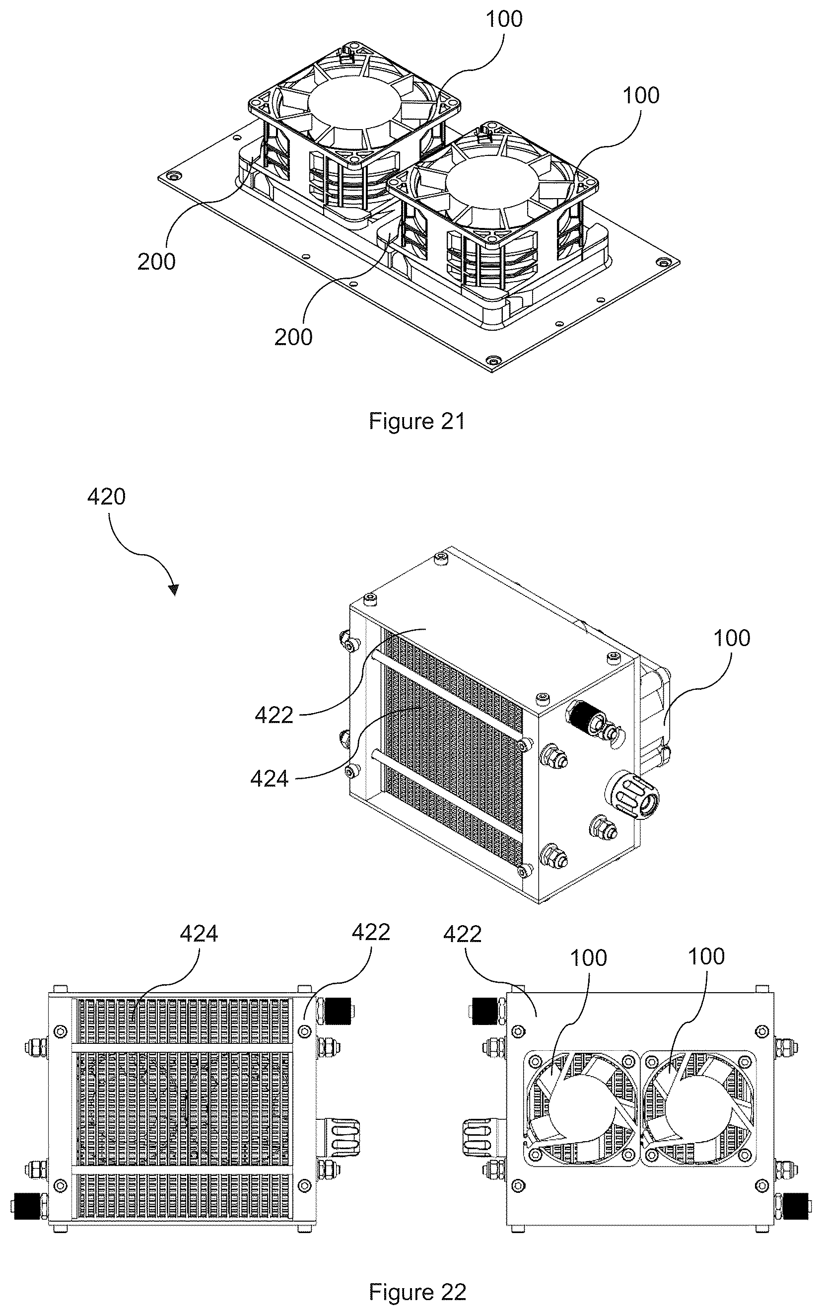 Patent US12092132 Figure 15 – Mounting device for a fan unit