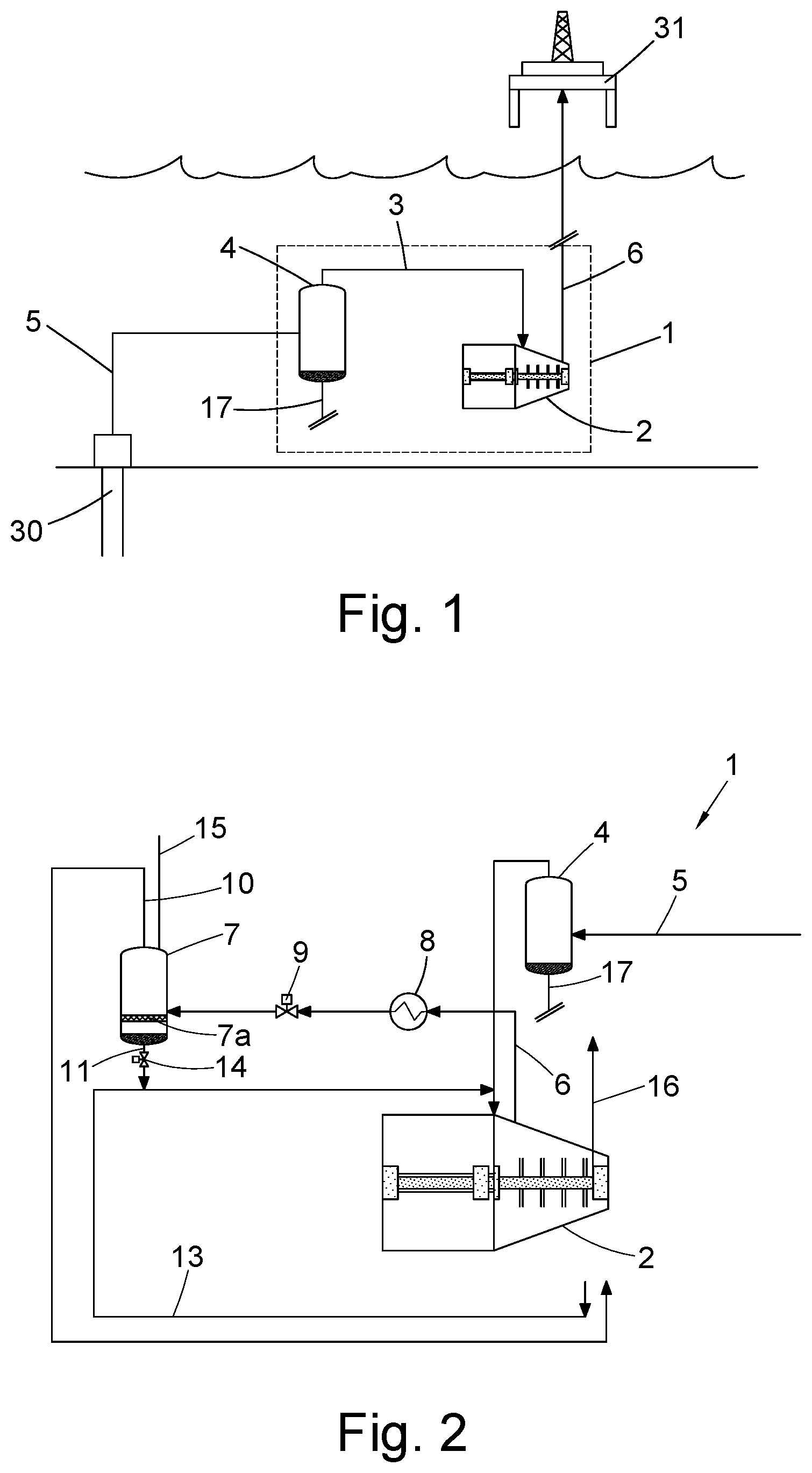 Patent US12092133 Figure 1 – Gas compressor cleaning