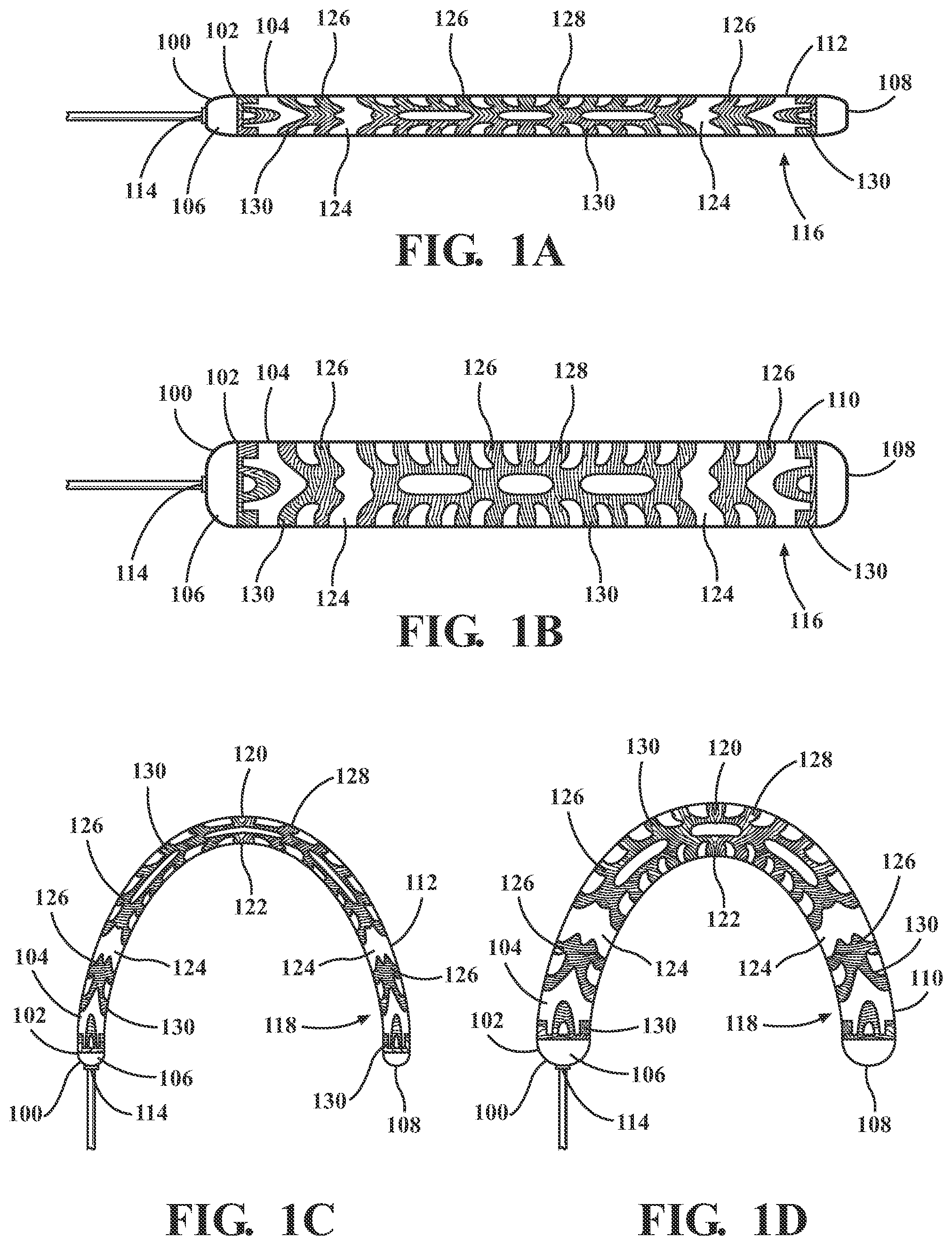 Patent US12092134 Figure 1 – Inflatable structure with reinforcement shaped according to a Turing pattern