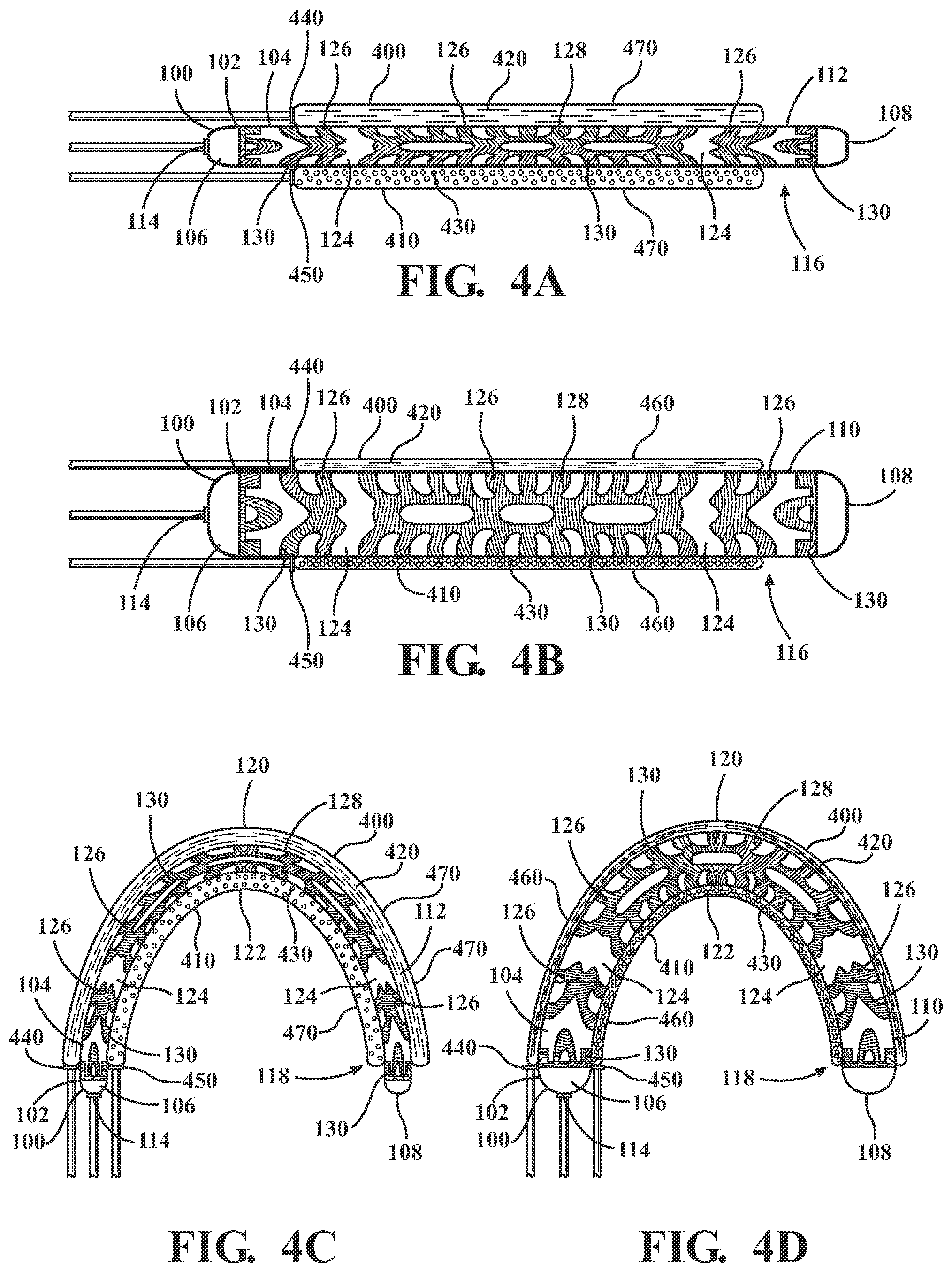 Patent US12092134 Figure 4 – Inflatable structure with reinforcement shaped according to a Turing pattern