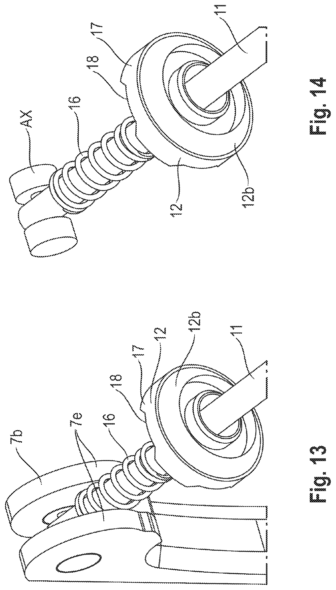 Patent US12092139 Figure 9 – Hinge for load transport trolleys