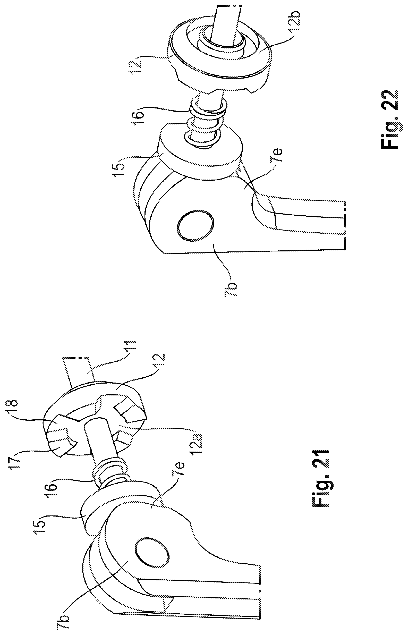 Patent US12092139 Figure 13 – Hinge for load transport trolleys