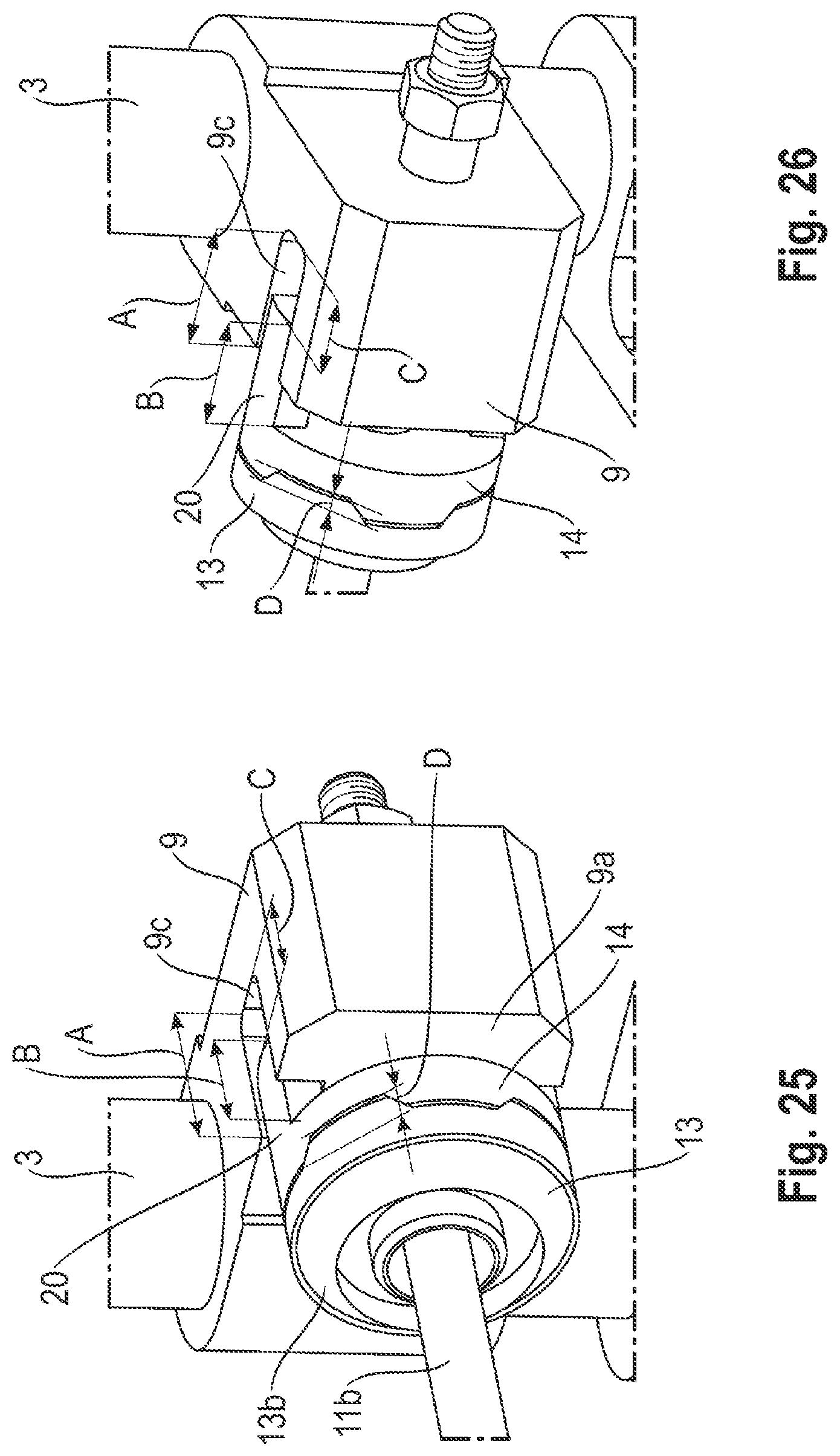 Patent US12092139 Figure 15 – Hinge for load transport trolleys