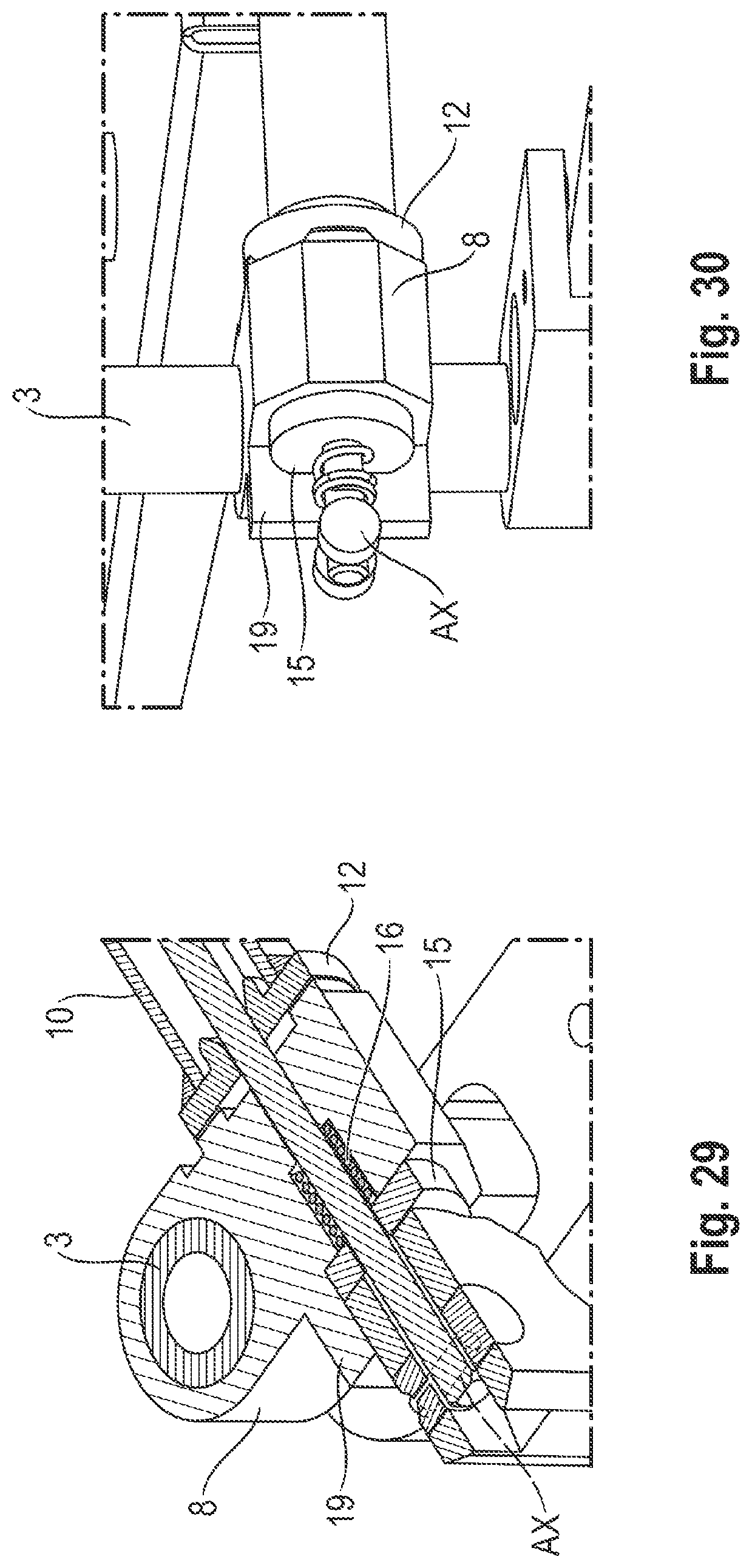 Patent US12092139 Figure 18 – Hinge for load transport trolleys