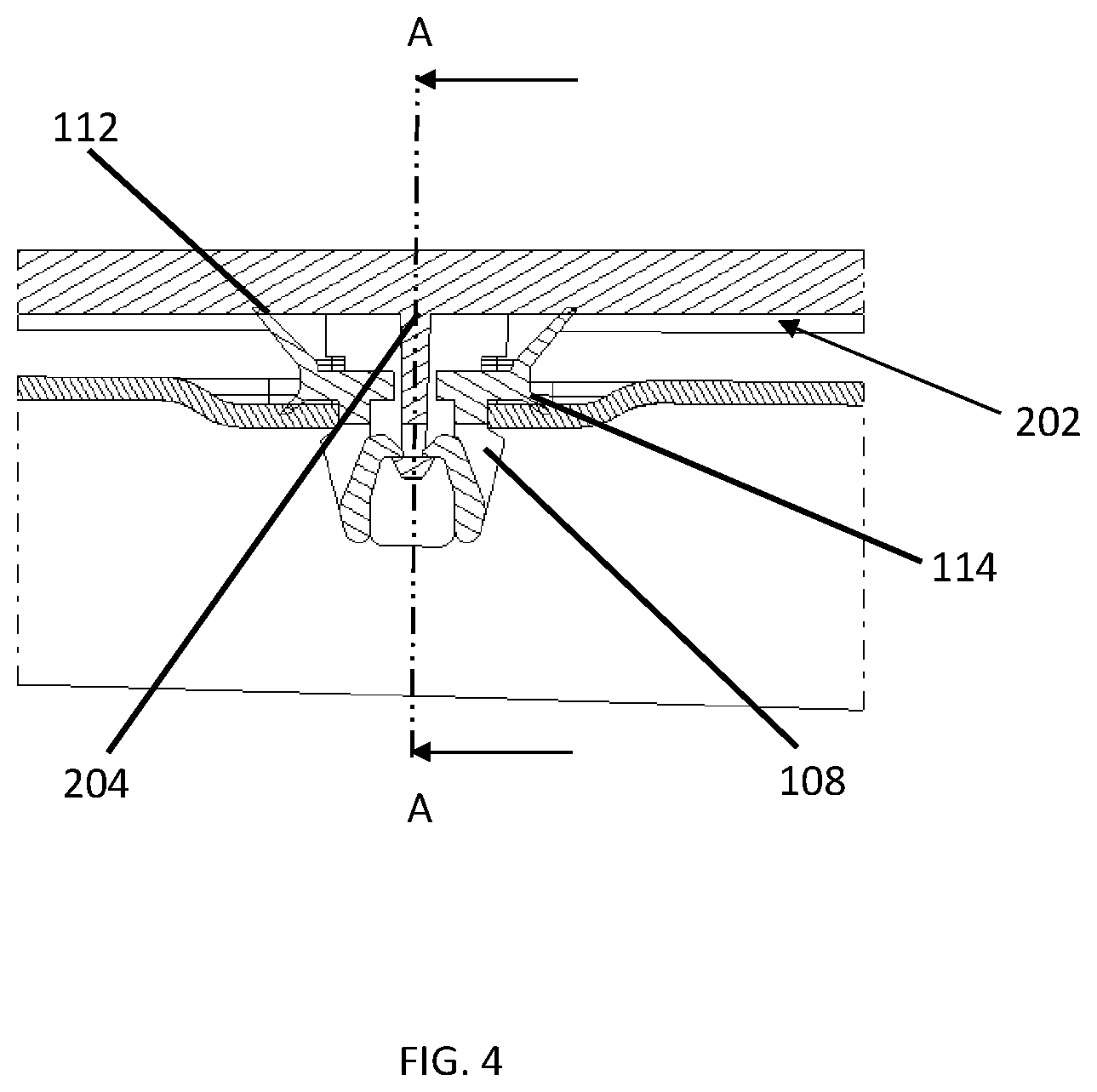 Patent US12092140 Figure 6 – Fastening clip