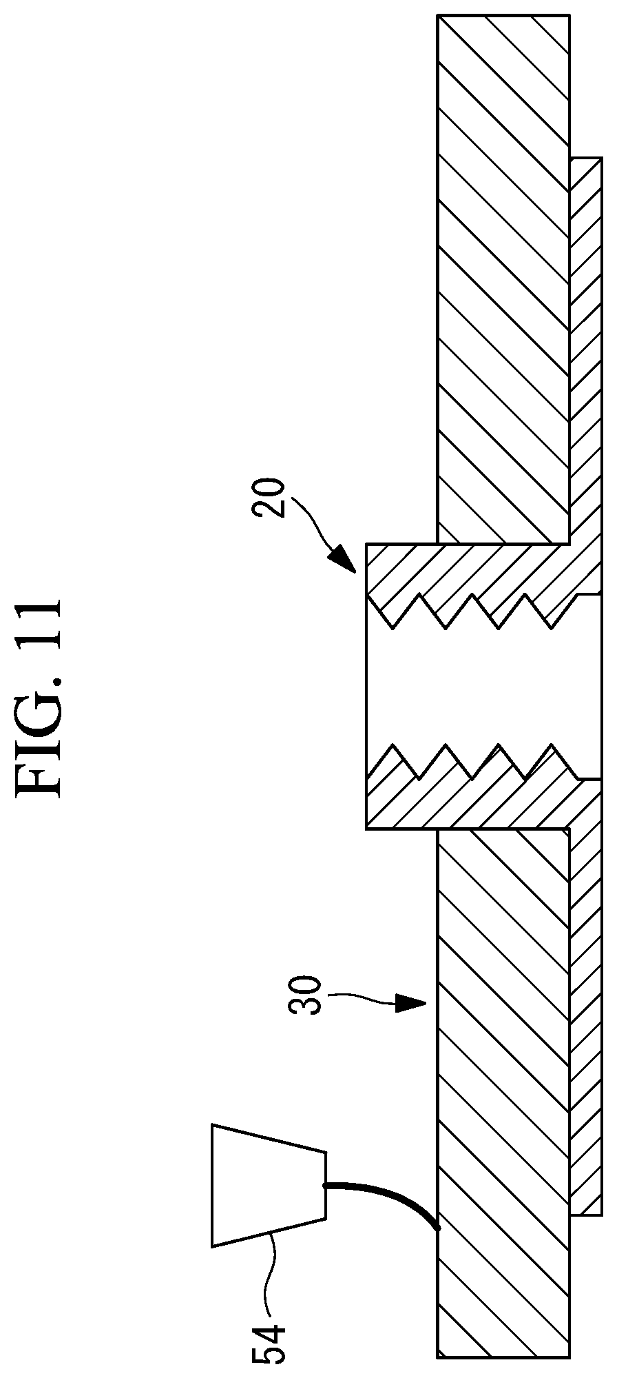 Patent US12092144 Figure 11 – Fastener, fastening structure, and method of designing fastener