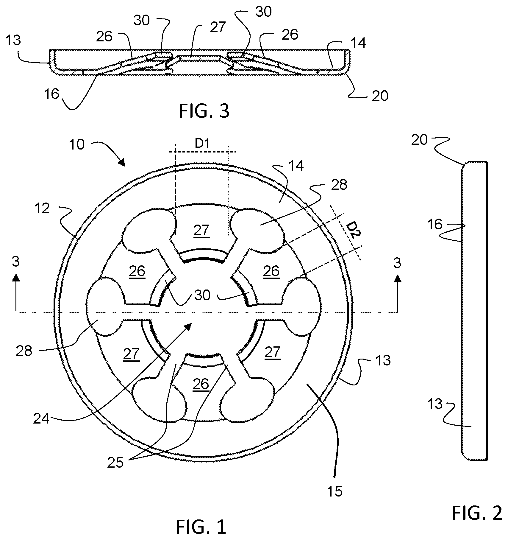 Patent US12092145 Figure 1 – Push-on fastener