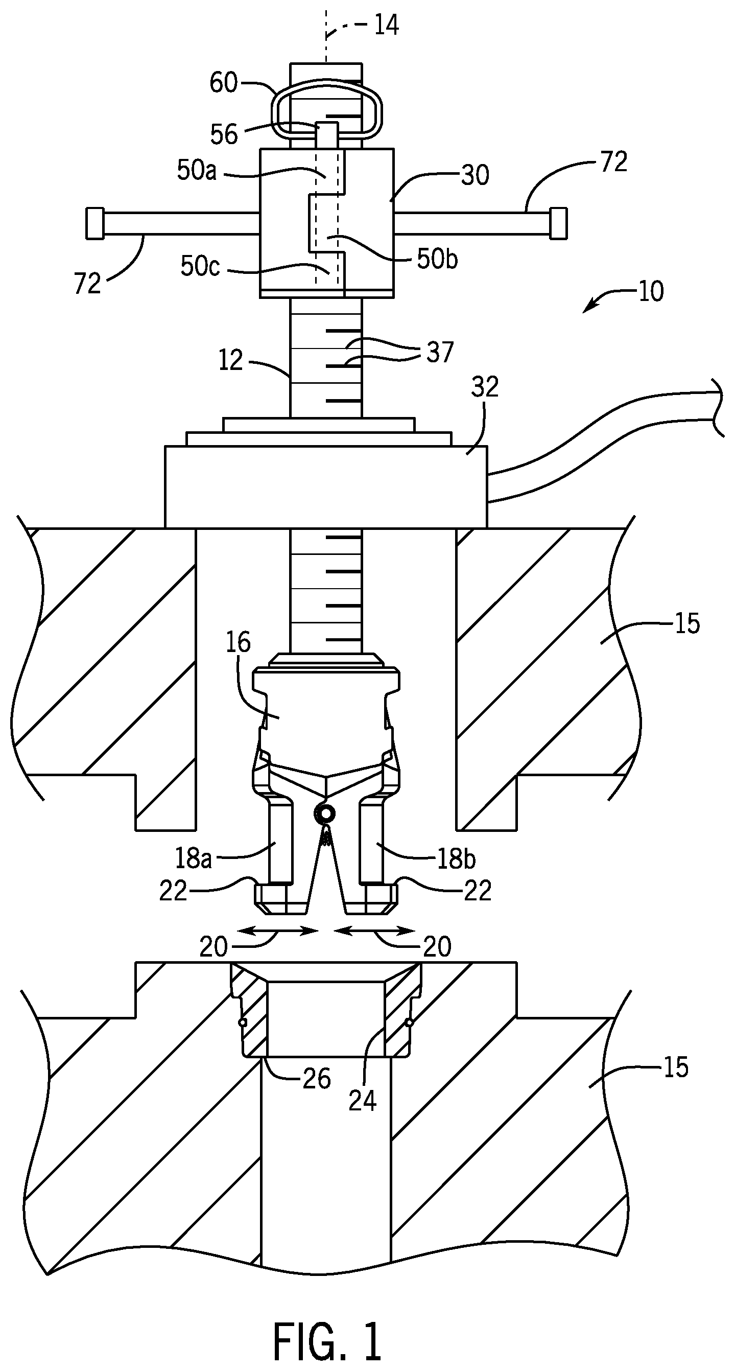 Patent US12092146 Figure 1 – Speed nut