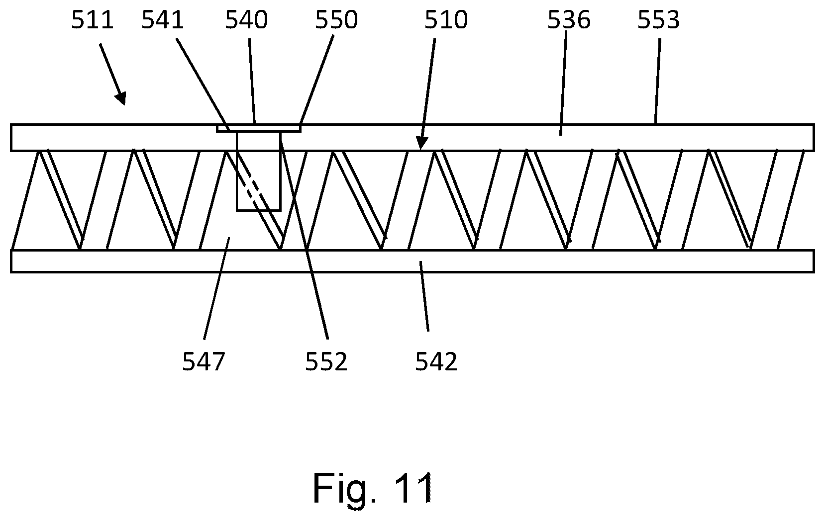 Patent US12092148 Figure 8 – Fastening system, and methods of making and using the system
