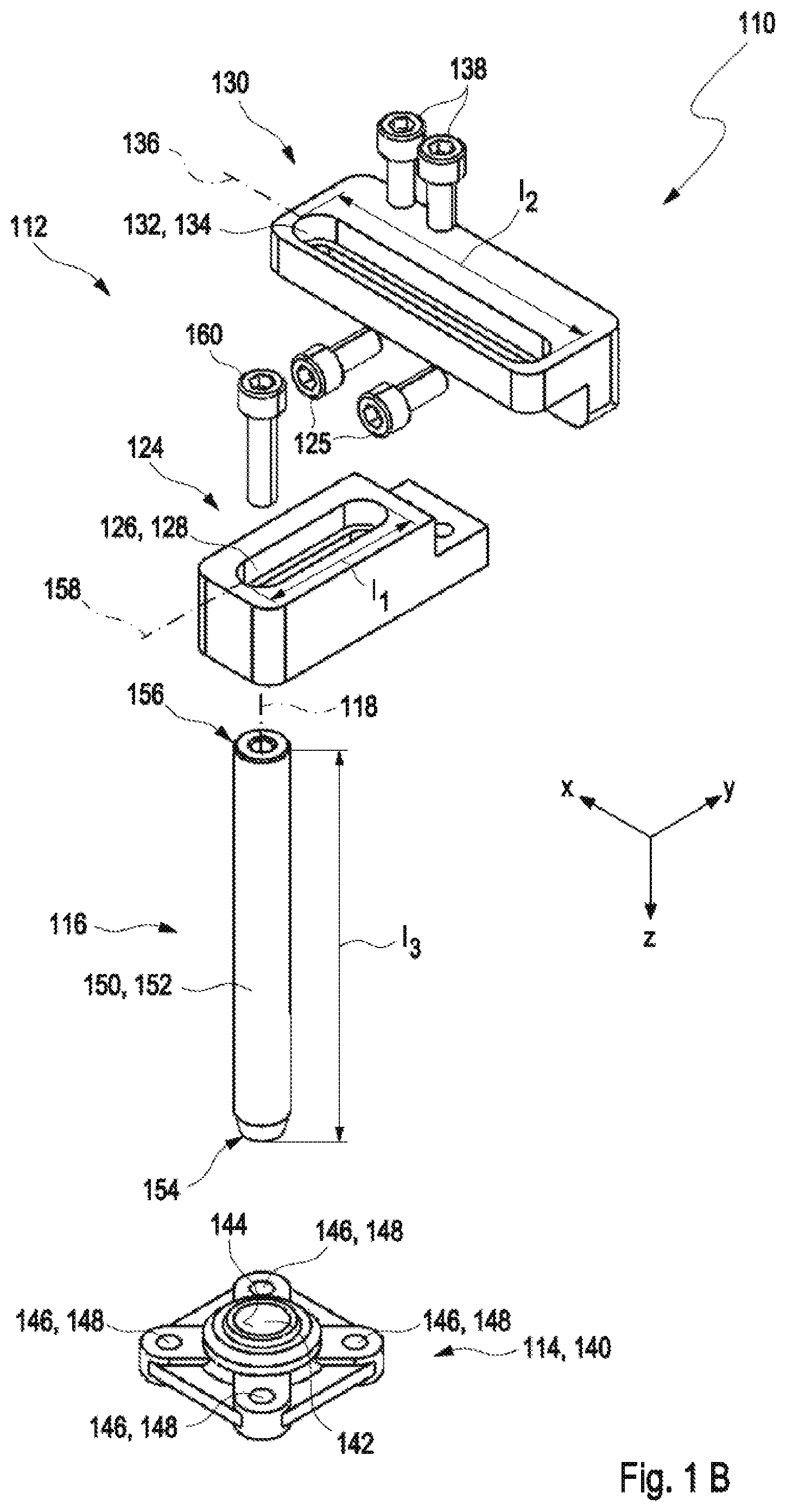 Patent US12092150 Figure 2 – Connecting joint for connecting components of a laboratory automation system
