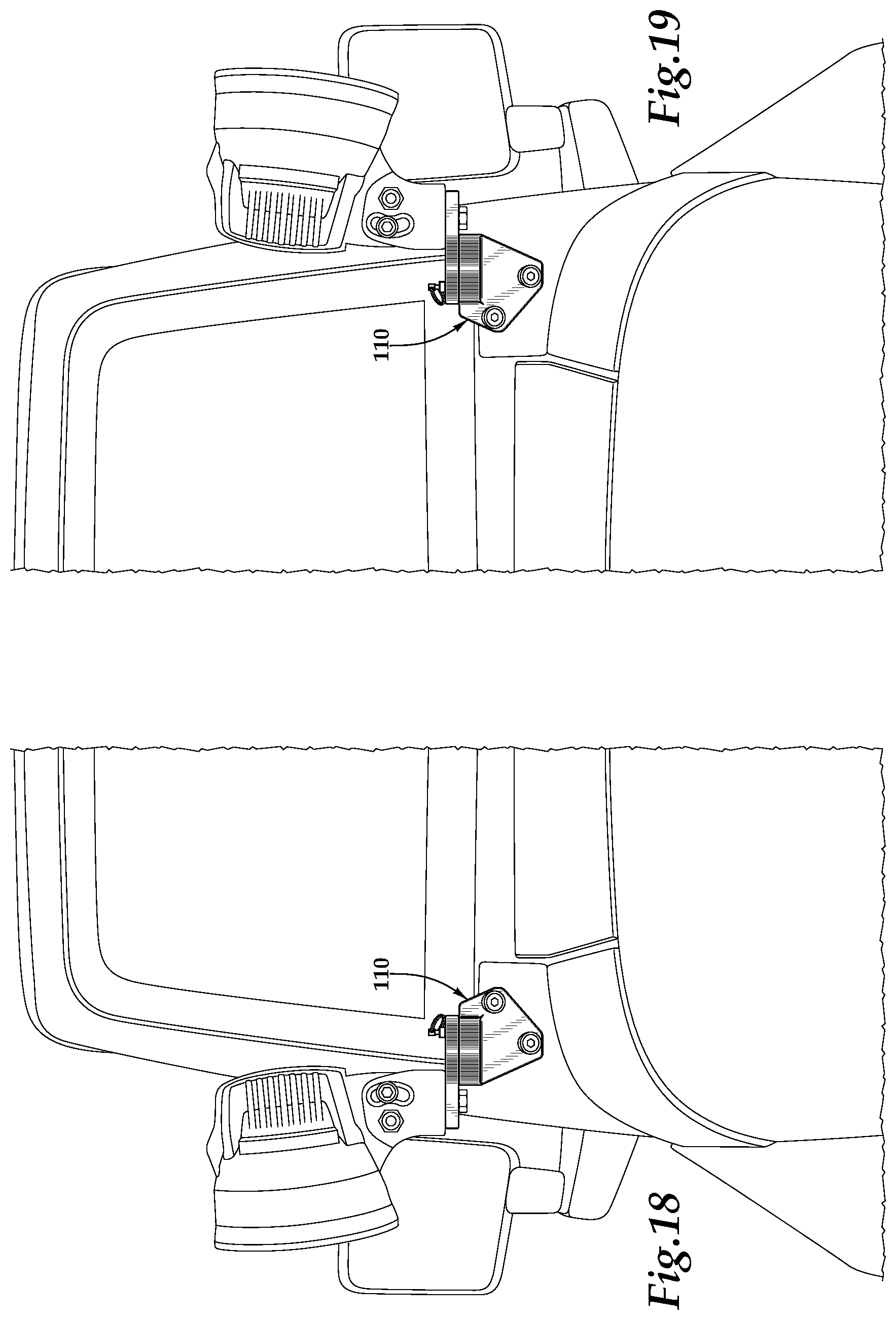 Patent US12092152 Figure 5 – Mounting system such as for vehicle lights
