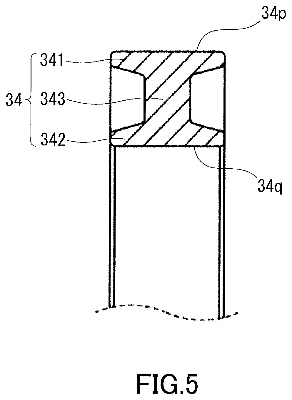 Patent US12092154 Figure 5 – Bearing structure