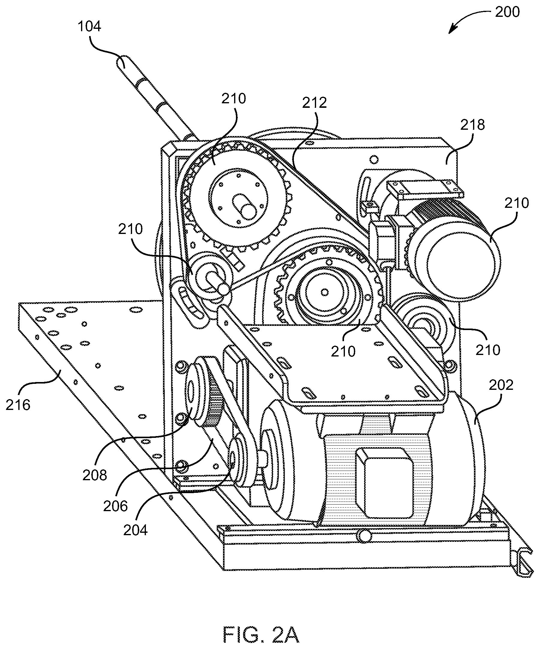 Patent US12092155 Figure 8 – Quick-change split shaft