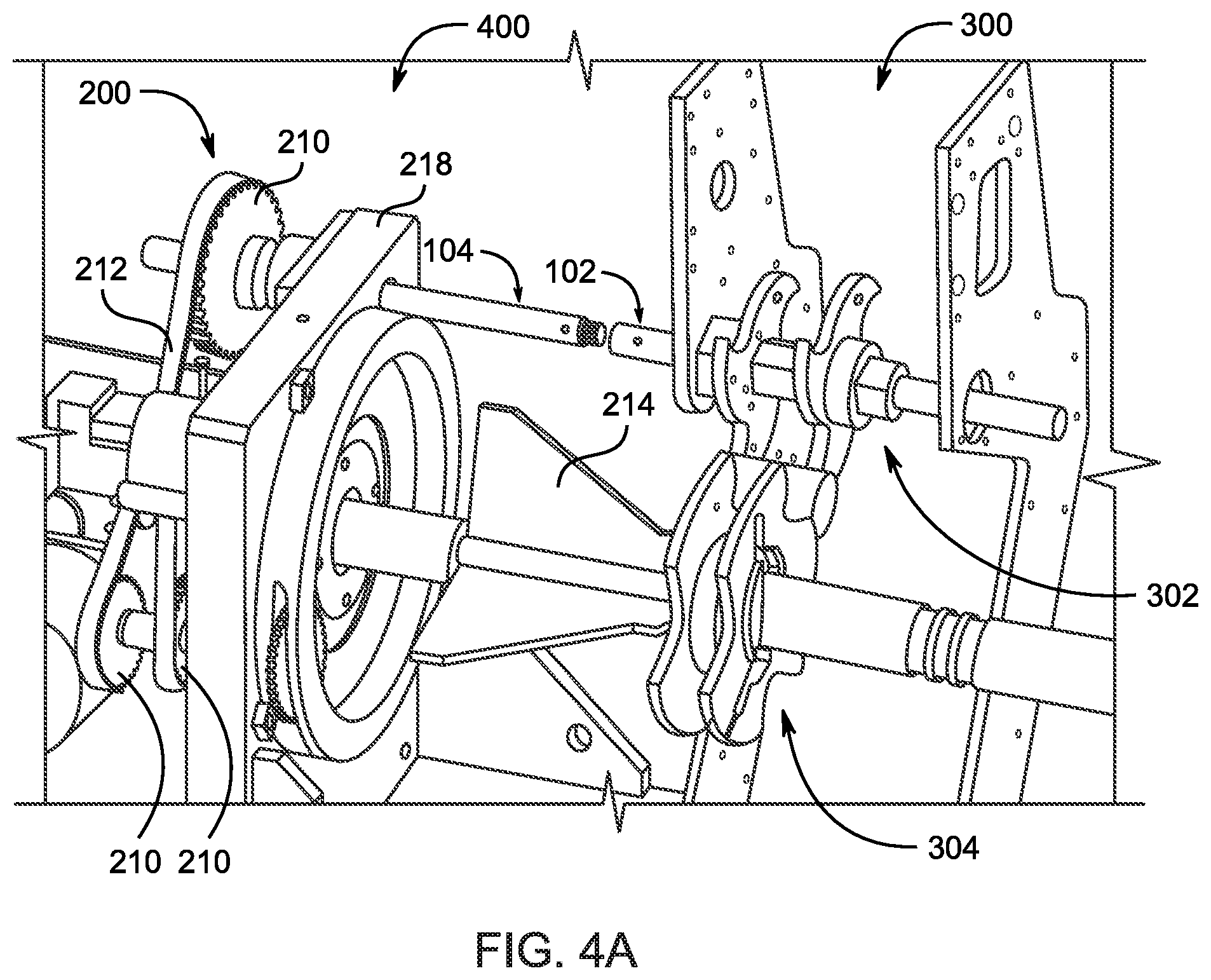 Patent US12092155 Figure 12 – Quick-change split shaft