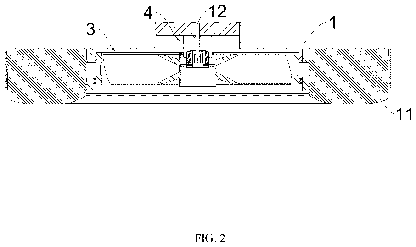 Patent US12092157 Figure 2 – Magnetic preloading air bearing and linear platform having same