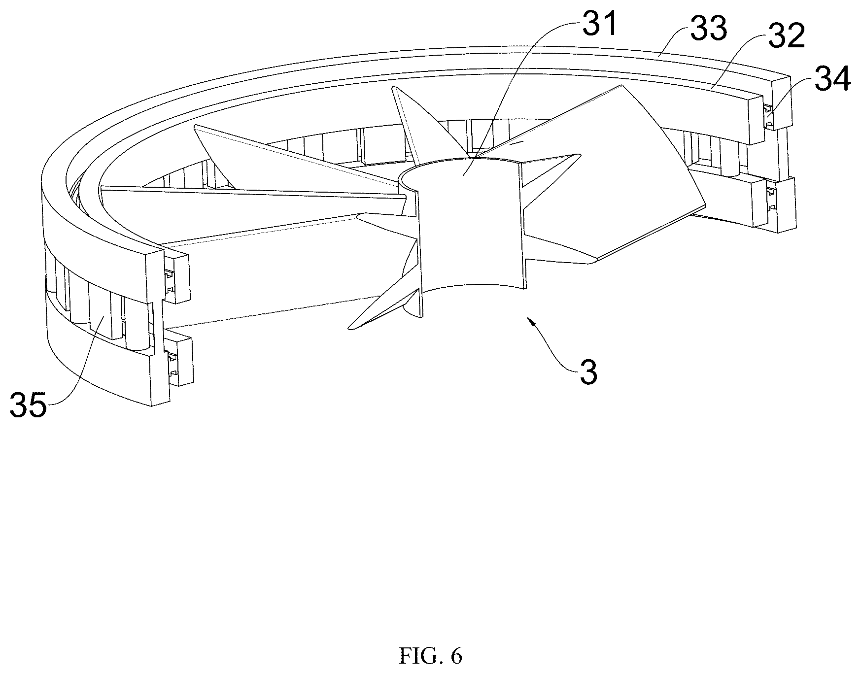 Patent US12092157 Figure 6 – Magnetic preloading air bearing and linear platform having same