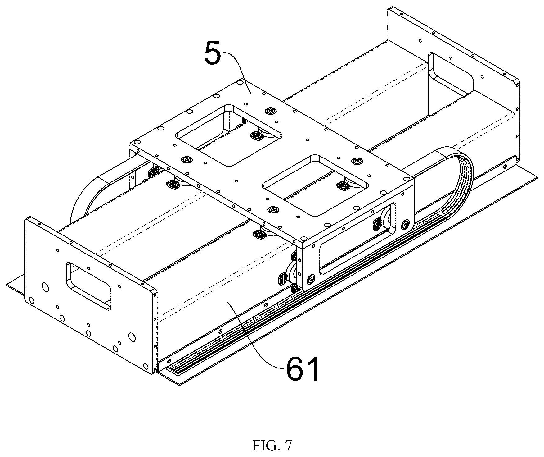 Patent US12092157 Figure 7 – Magnetic preloading air bearing and linear platform having same