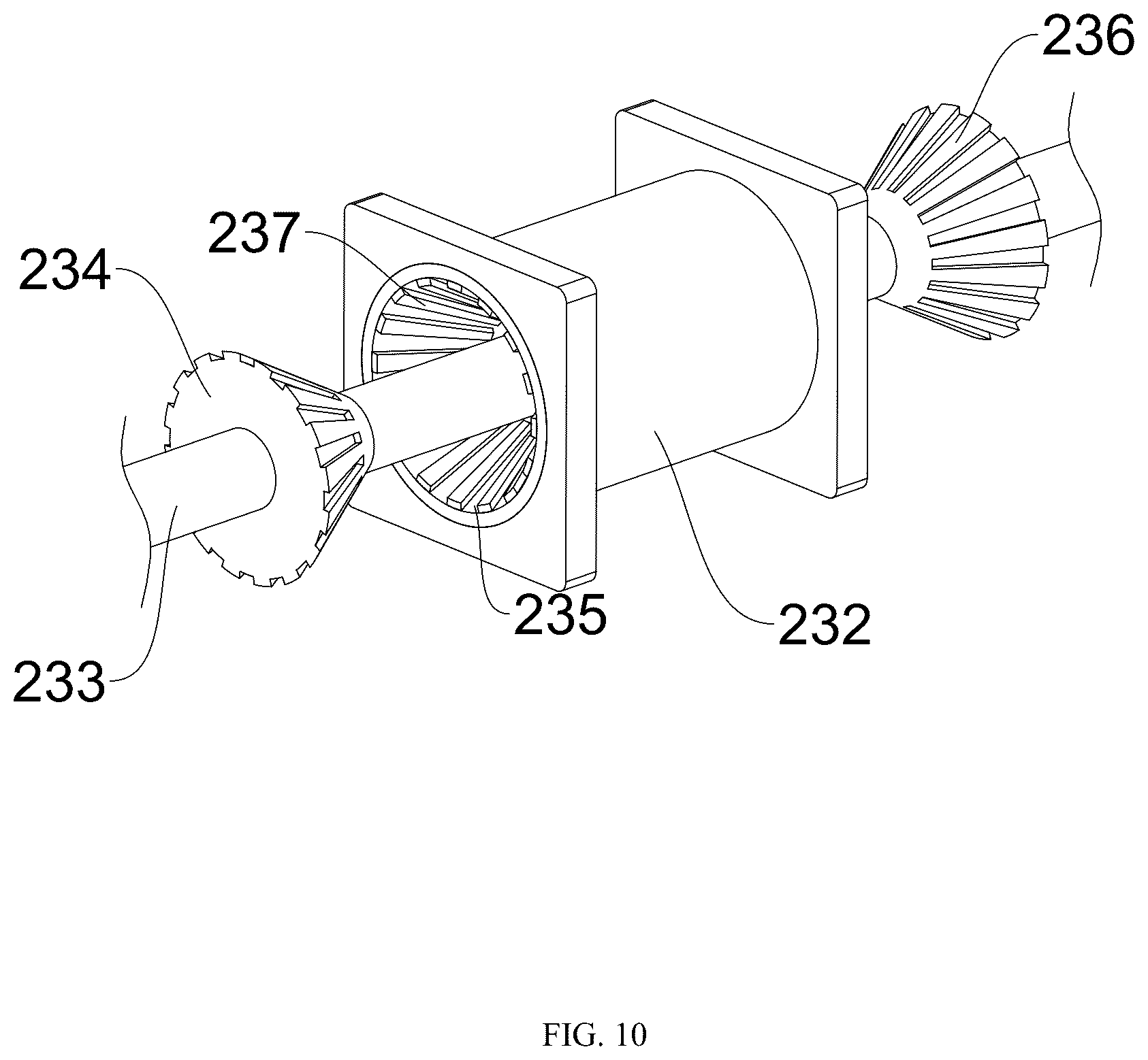 Patent US12092157 Figure 10 – Magnetic preloading air bearing and linear platform having same
