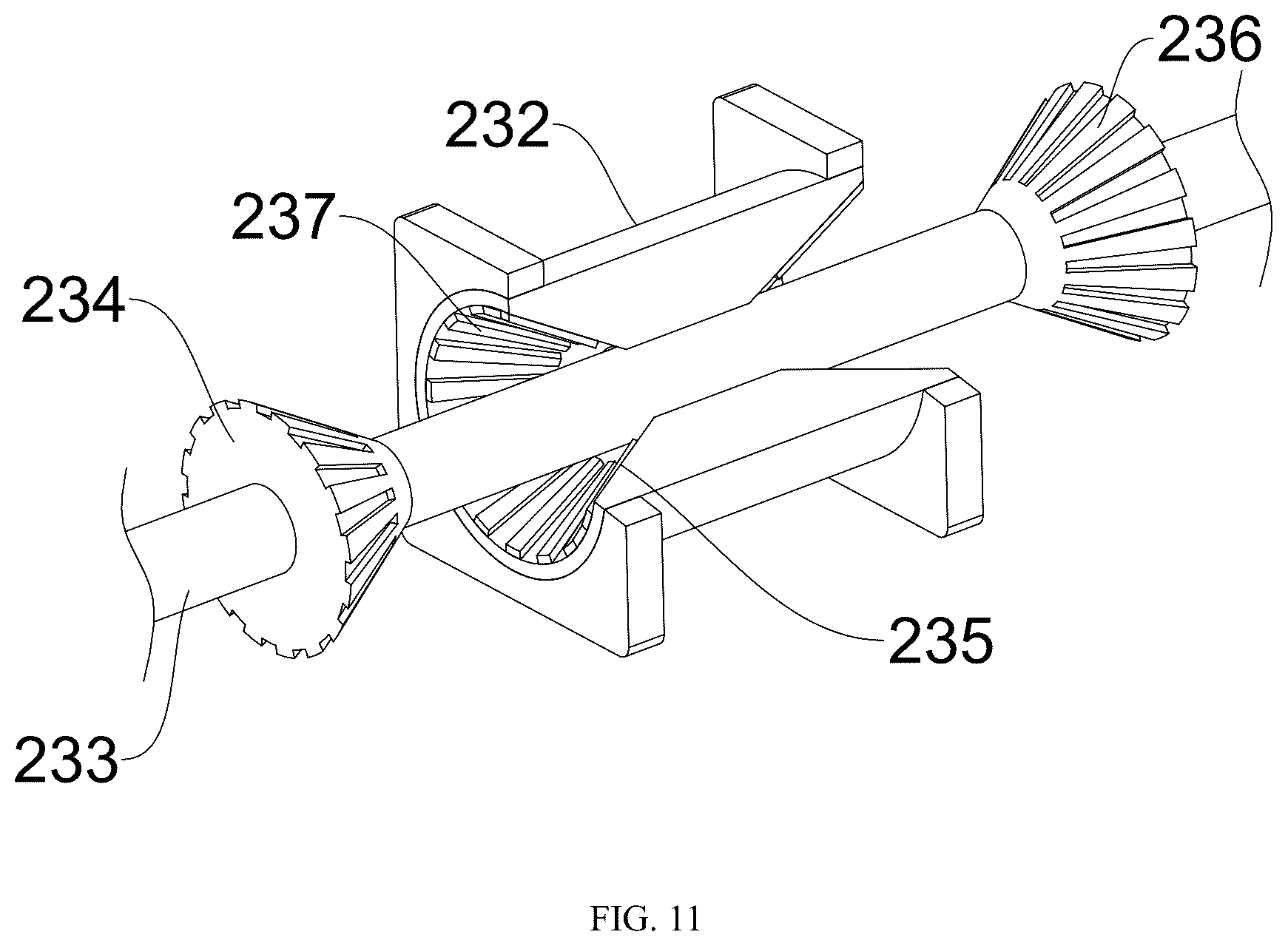 Patent US12092157 Figure 11 – Magnetic preloading air bearing and linear platform having same