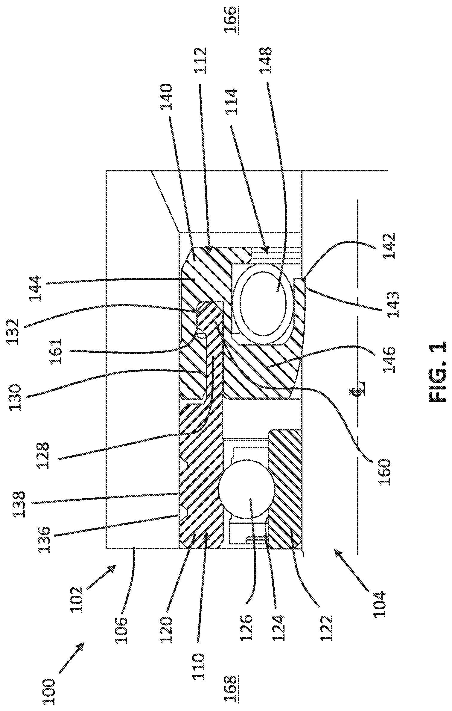 Patent US12092160 Figure 1 – Integrated seal and bearing assembly and related methods