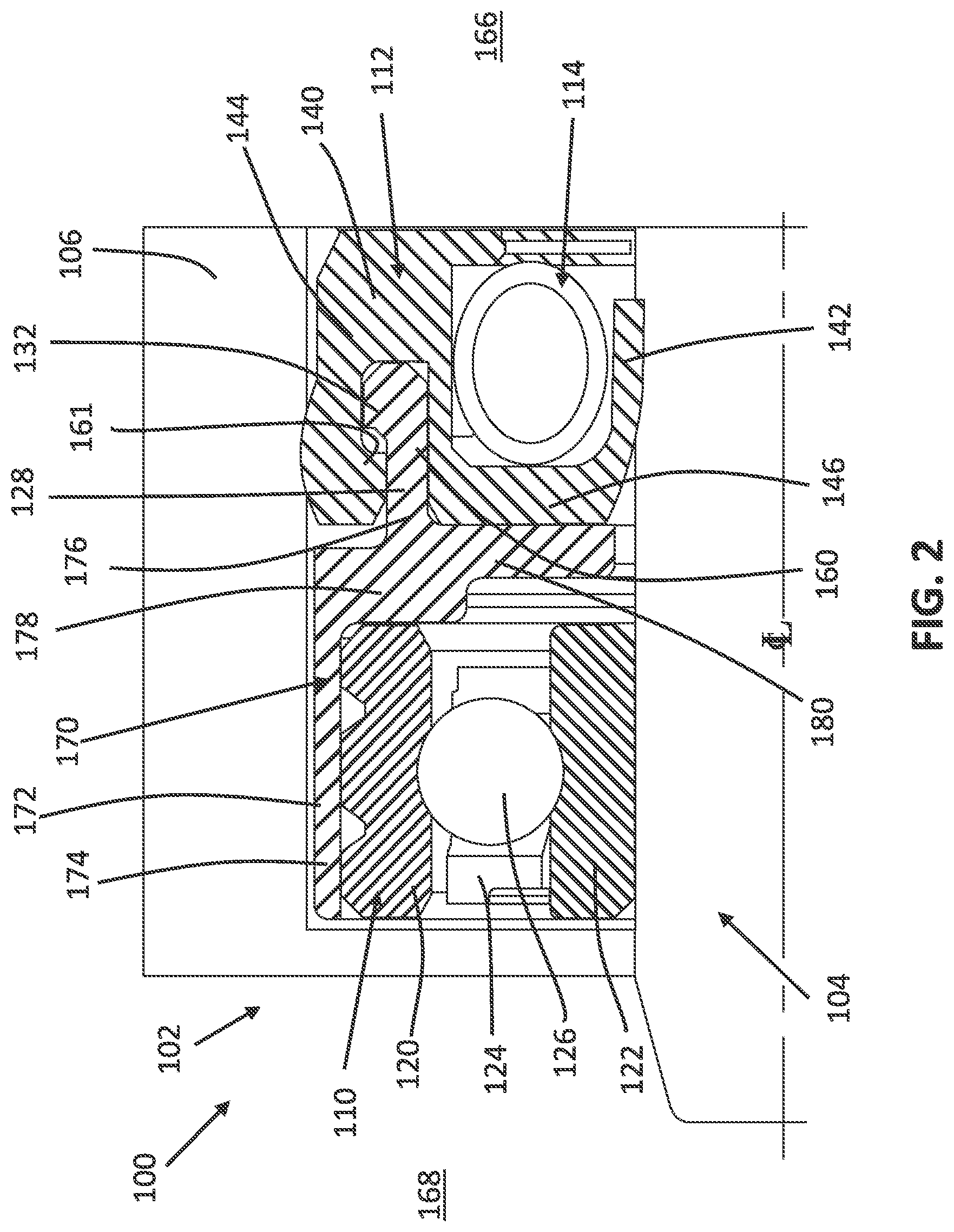 Patent US12092160 Figure 2 – Integrated seal and bearing assembly and related methods