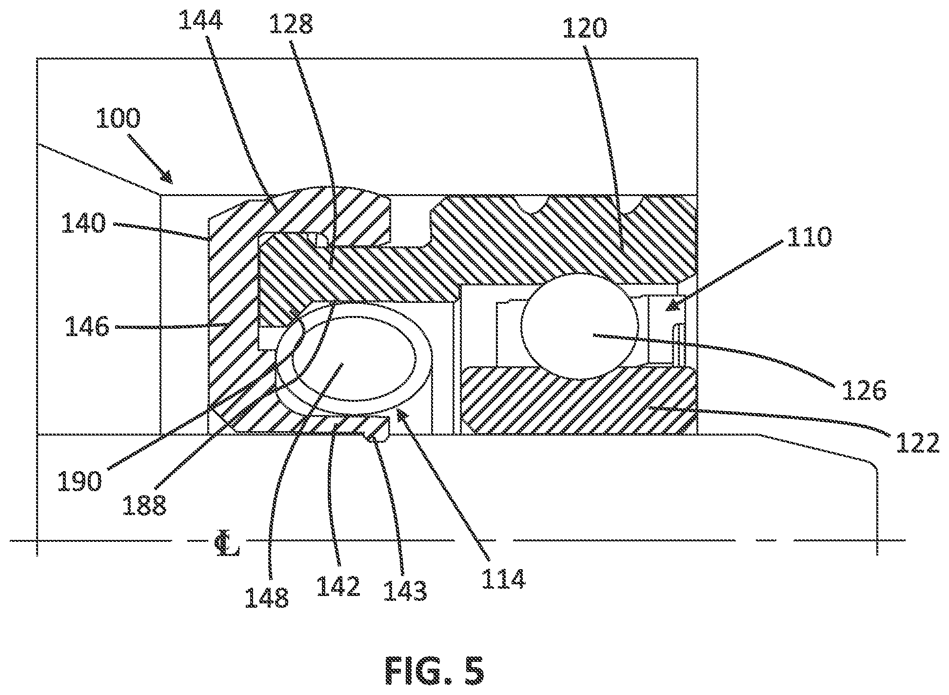 Patent US12092160 Figure 5 – Integrated seal and bearing assembly and related methods