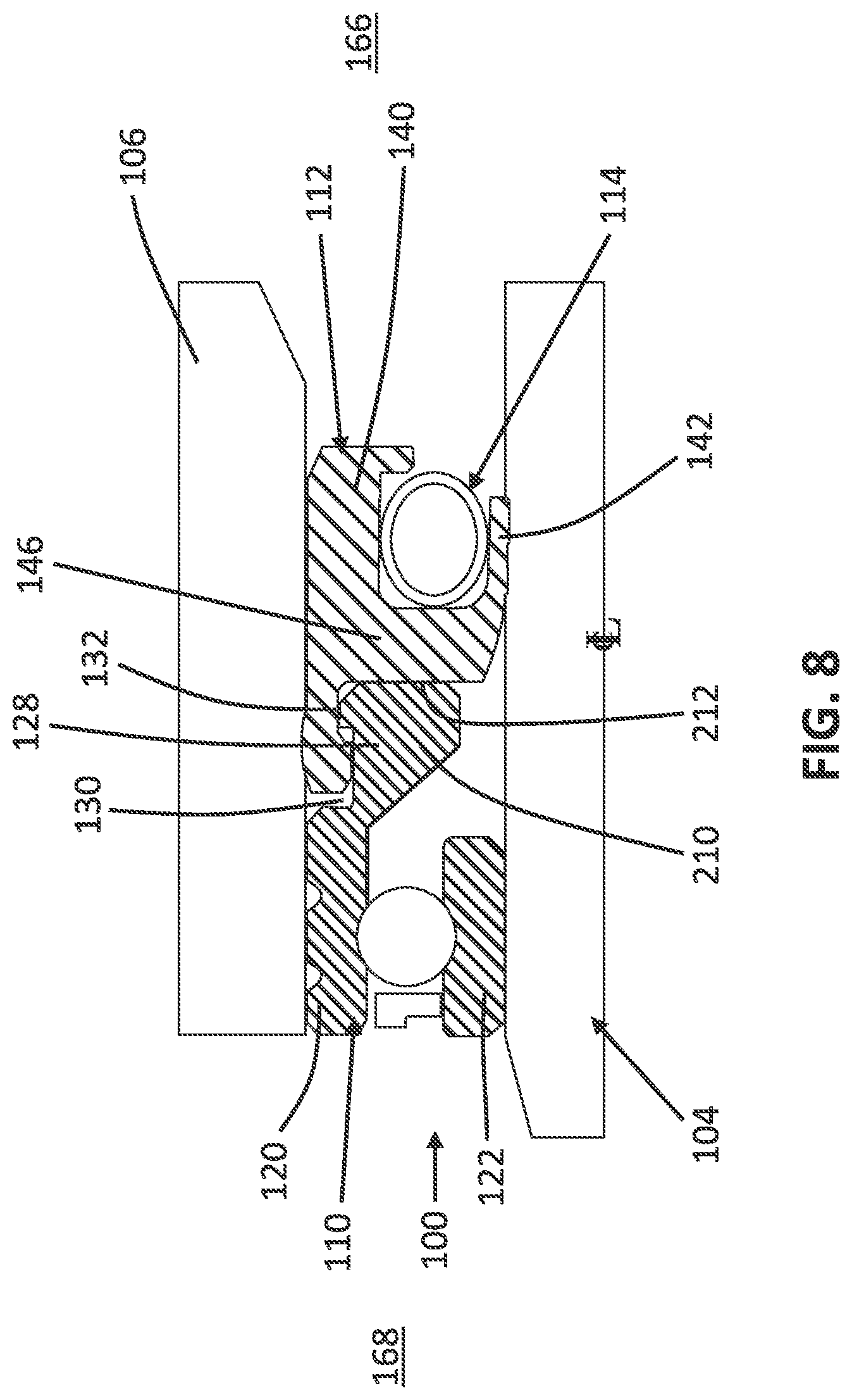 Patent US12092160 Figure 8 – Integrated seal and bearing assembly and related methods