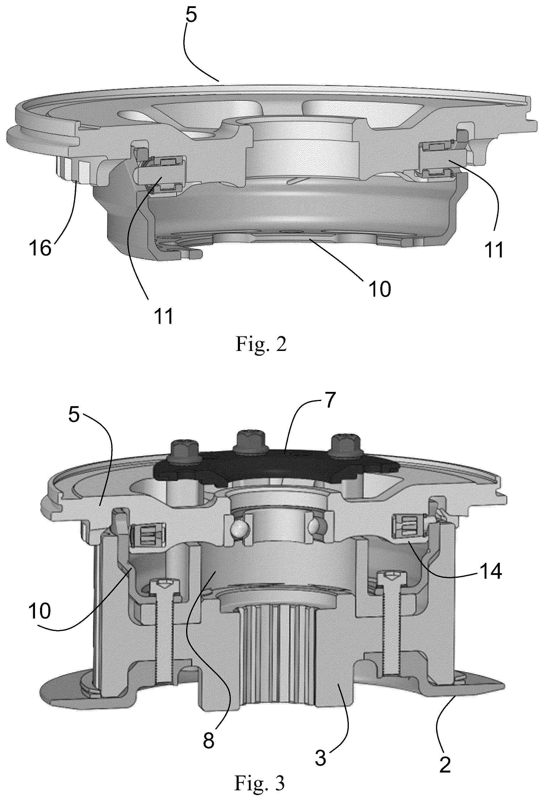 Patent US12092165 Figure 2 – HUB for a servo clutch with slipper function of a handlebar vehicle