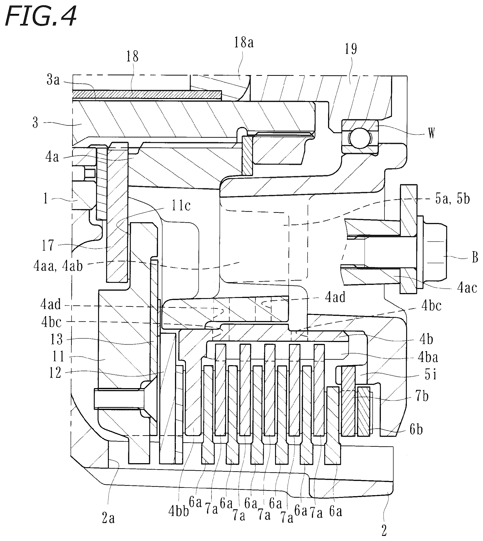 Patent US12092166 Figure 4 – Power transmission apparatus